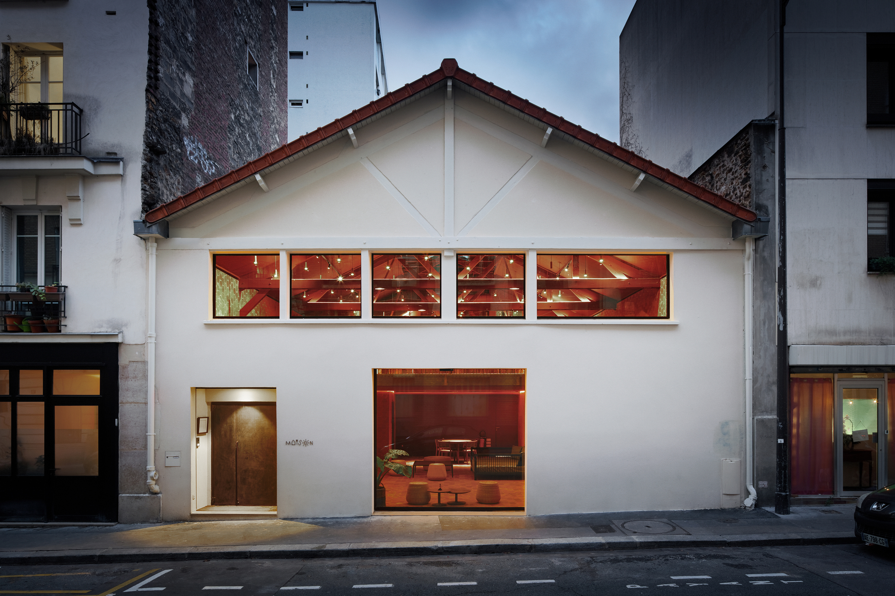 Von aussen ist das Gebäude des Restaurant «Maison» im 11. Arrondissement in Paris fast unverändert