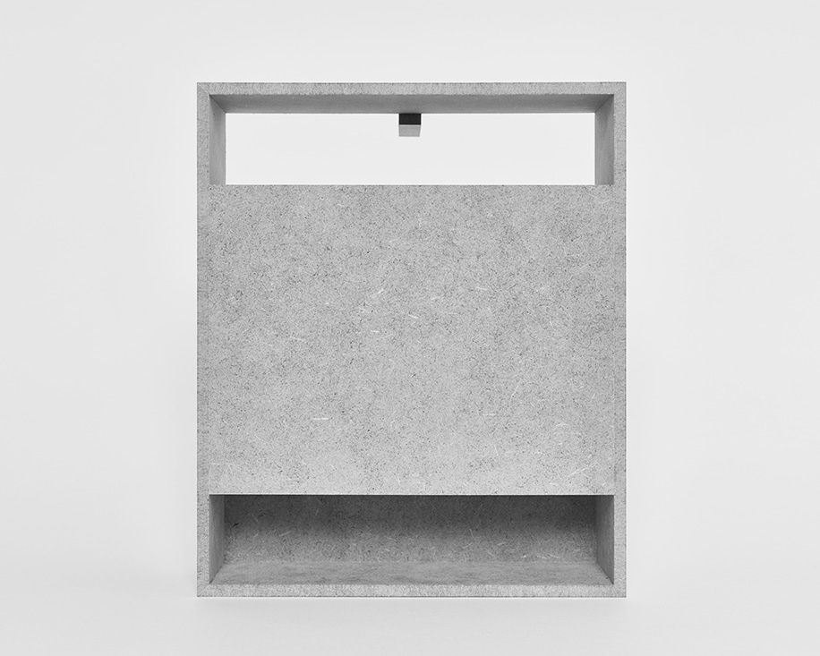 Veduta dall’alto del modello delle case unifamiliari a Cugnasco, progettate da Stefano Moor