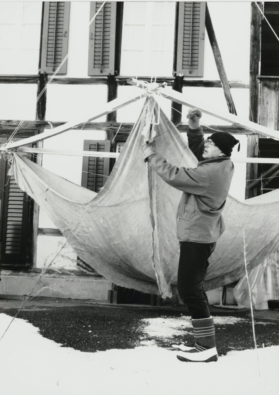 Heinz Isler, esperimenti con membrane appese e congelate