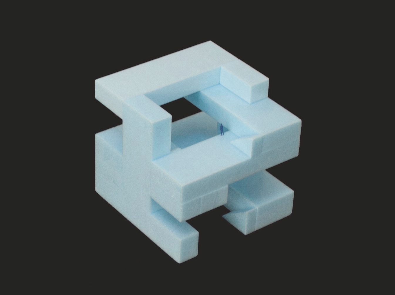 Sequenza di modelli che rappresenta il processo di ricerca spaziale dei progettisti.