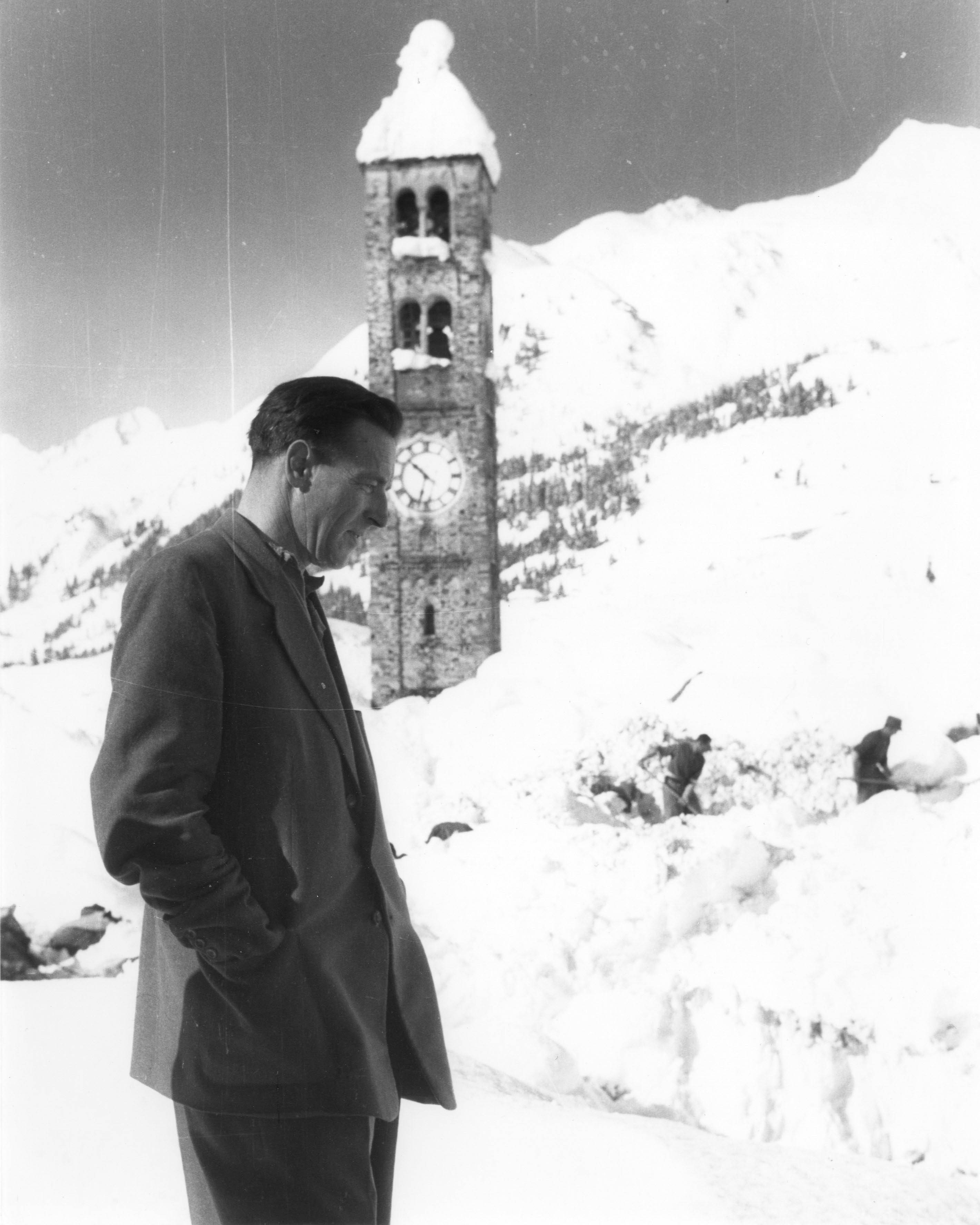 Vincenzo Vicari, «Airolo sepolto dalla valanga», 1951