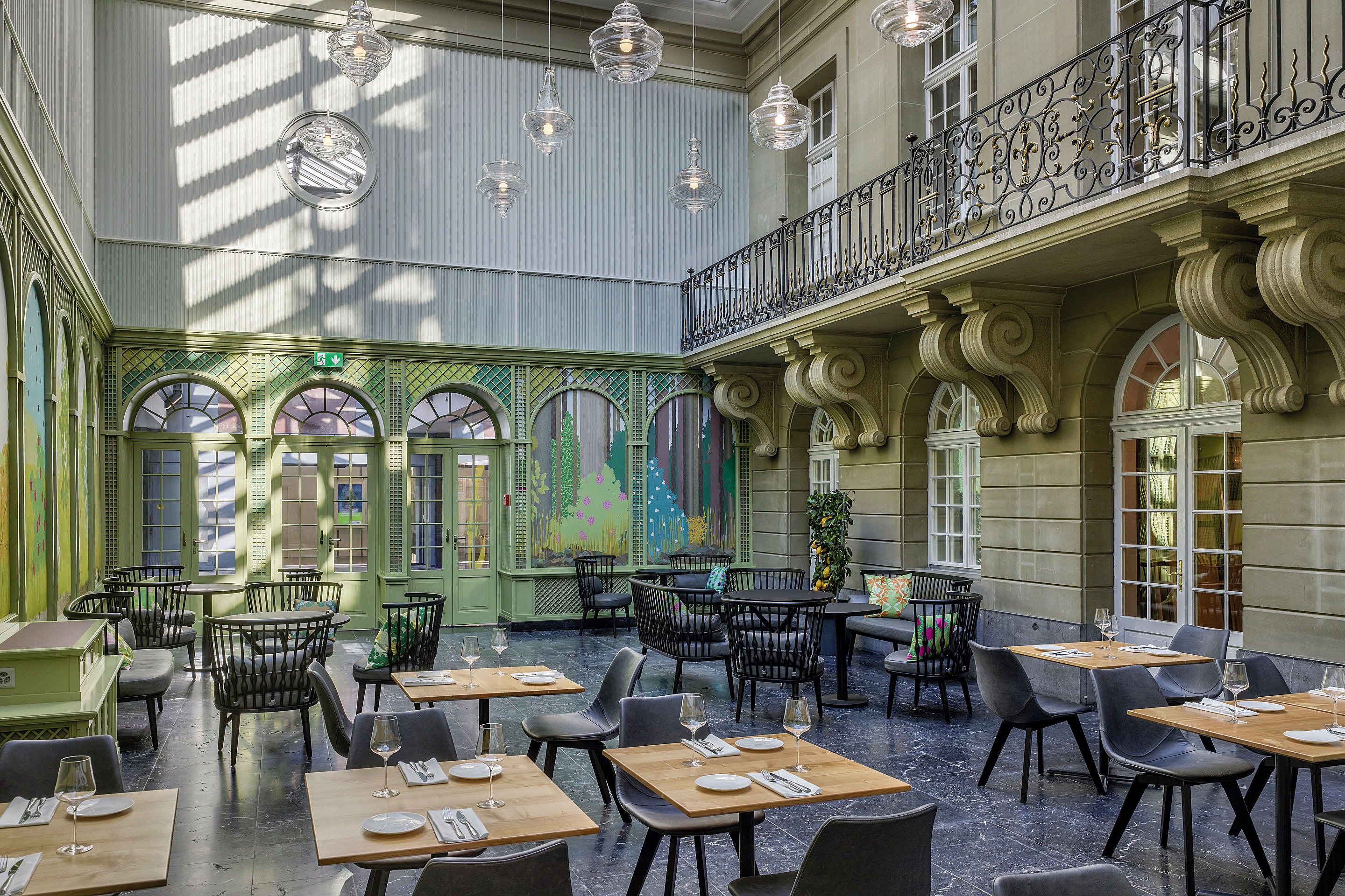 Hofcafe-Aeusserer Stand