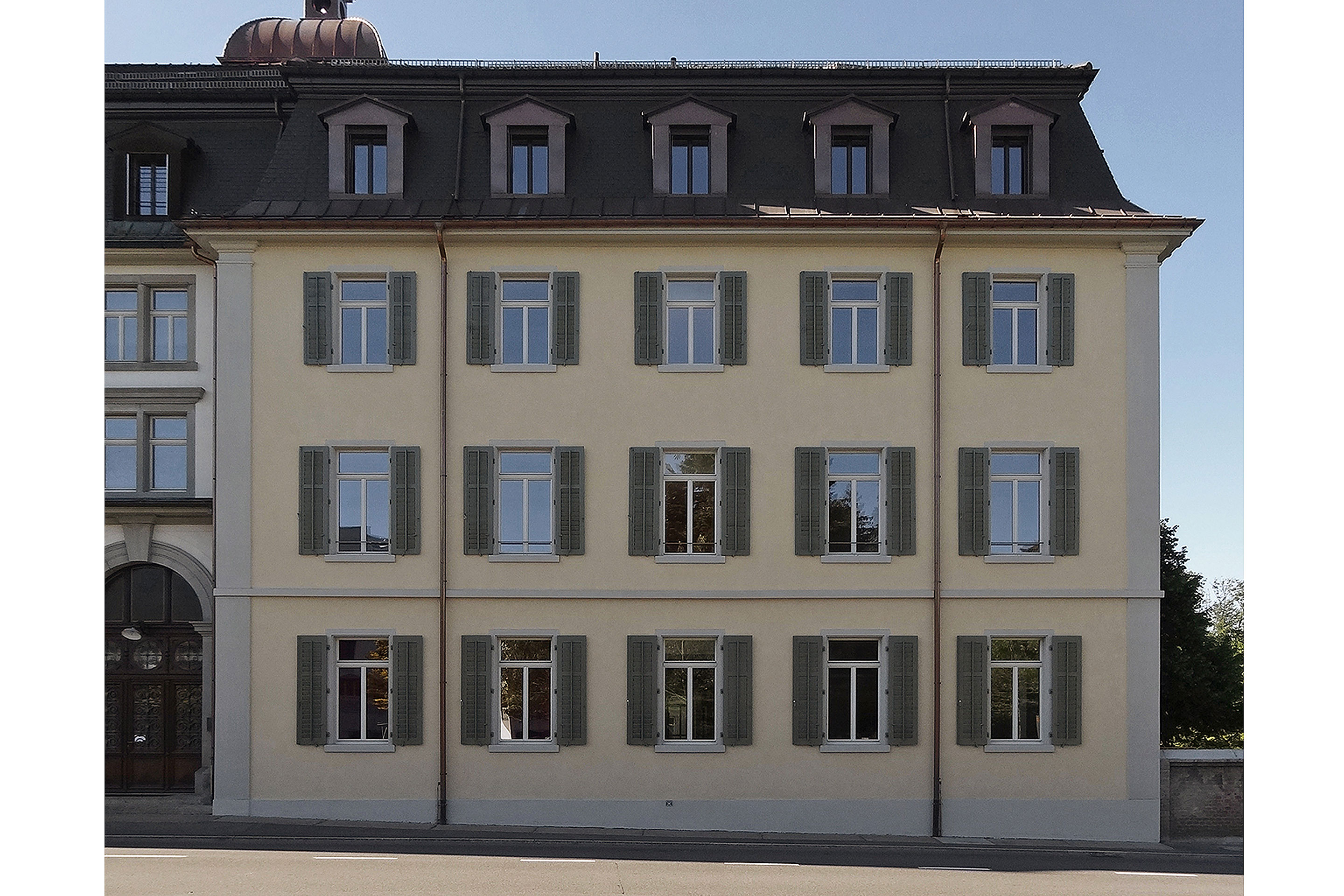 Kloster_Menzingen_Westtrakt_Nordfassade