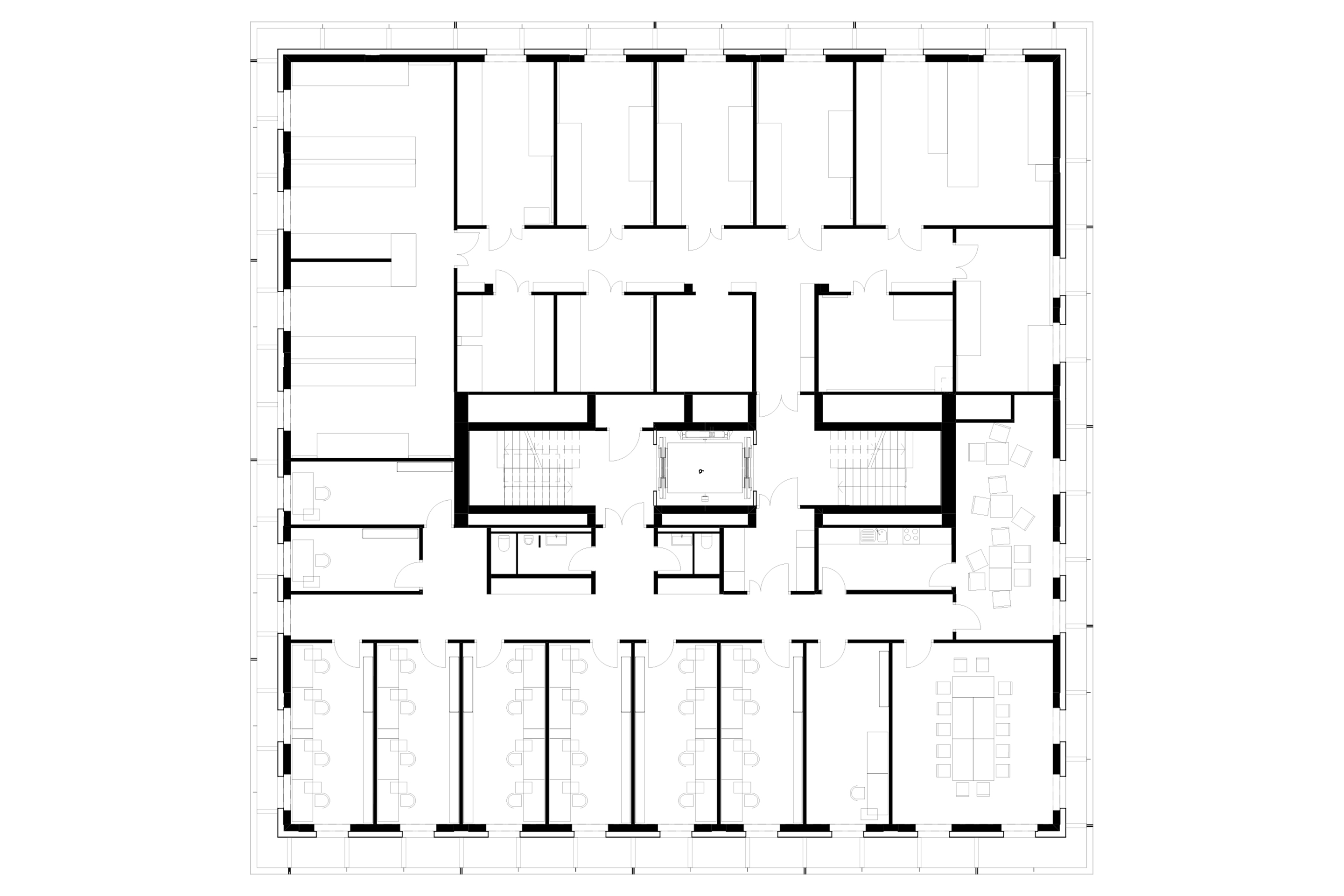 Medizincampus Davos_Grundriss_Obergeschoss-2
