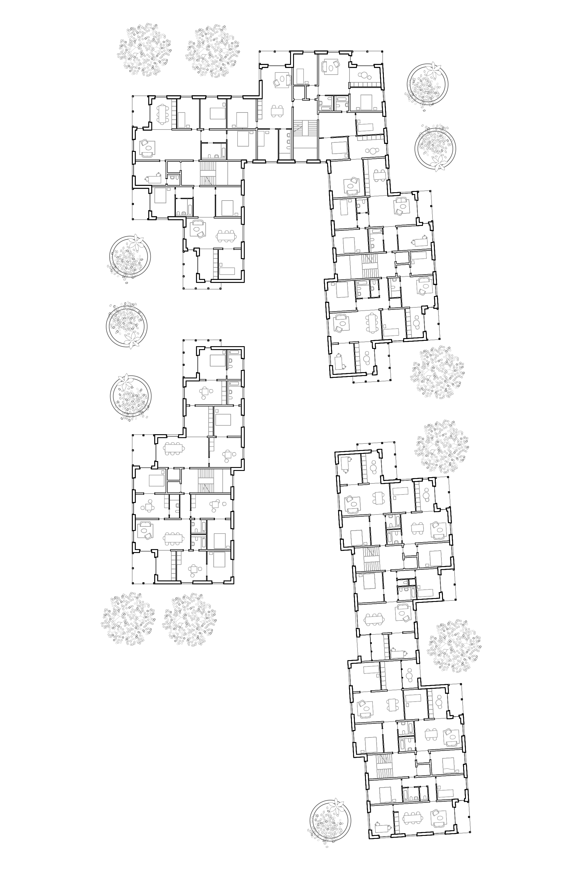 Isaa, projet de concours pour l’îlot de la Savonnerie à Renens (VD), 1er prix/1er rang, octobre 2019