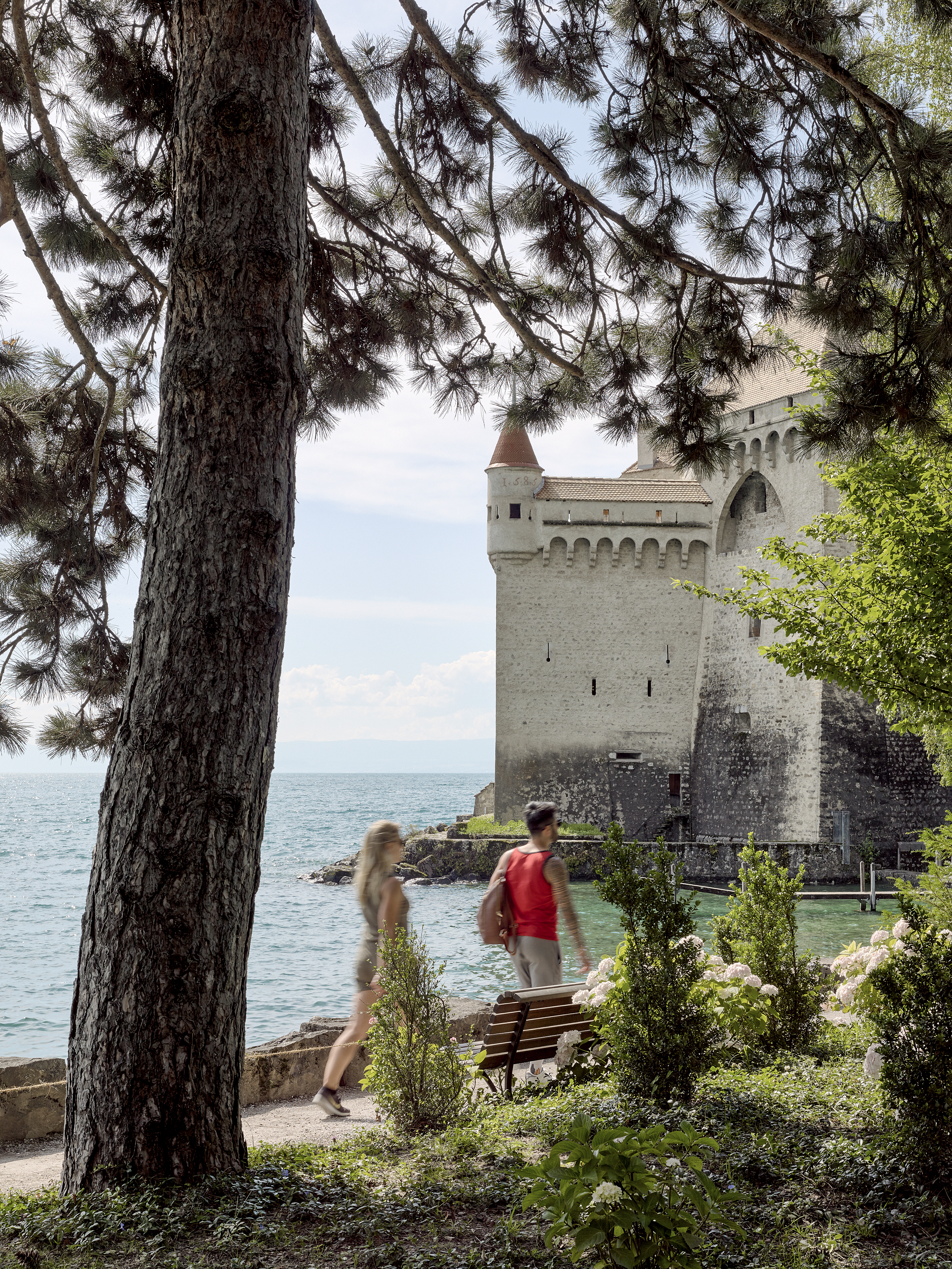 Percée visuelle vers le château
