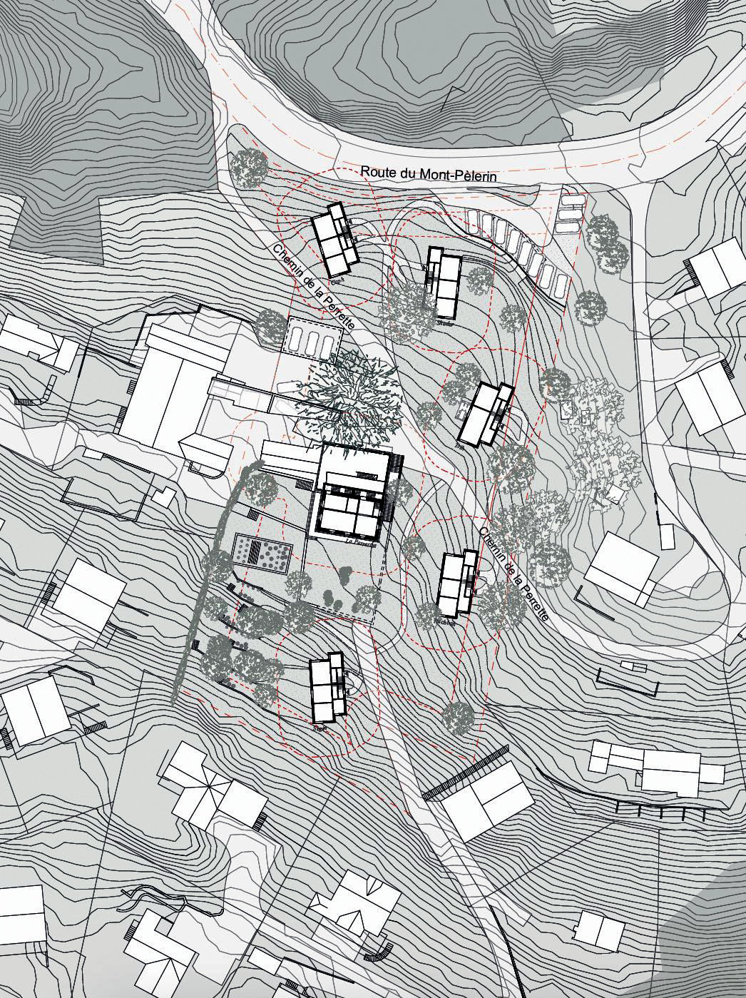 Situation, projet « Cassiopée » (© LVPH Architectes)