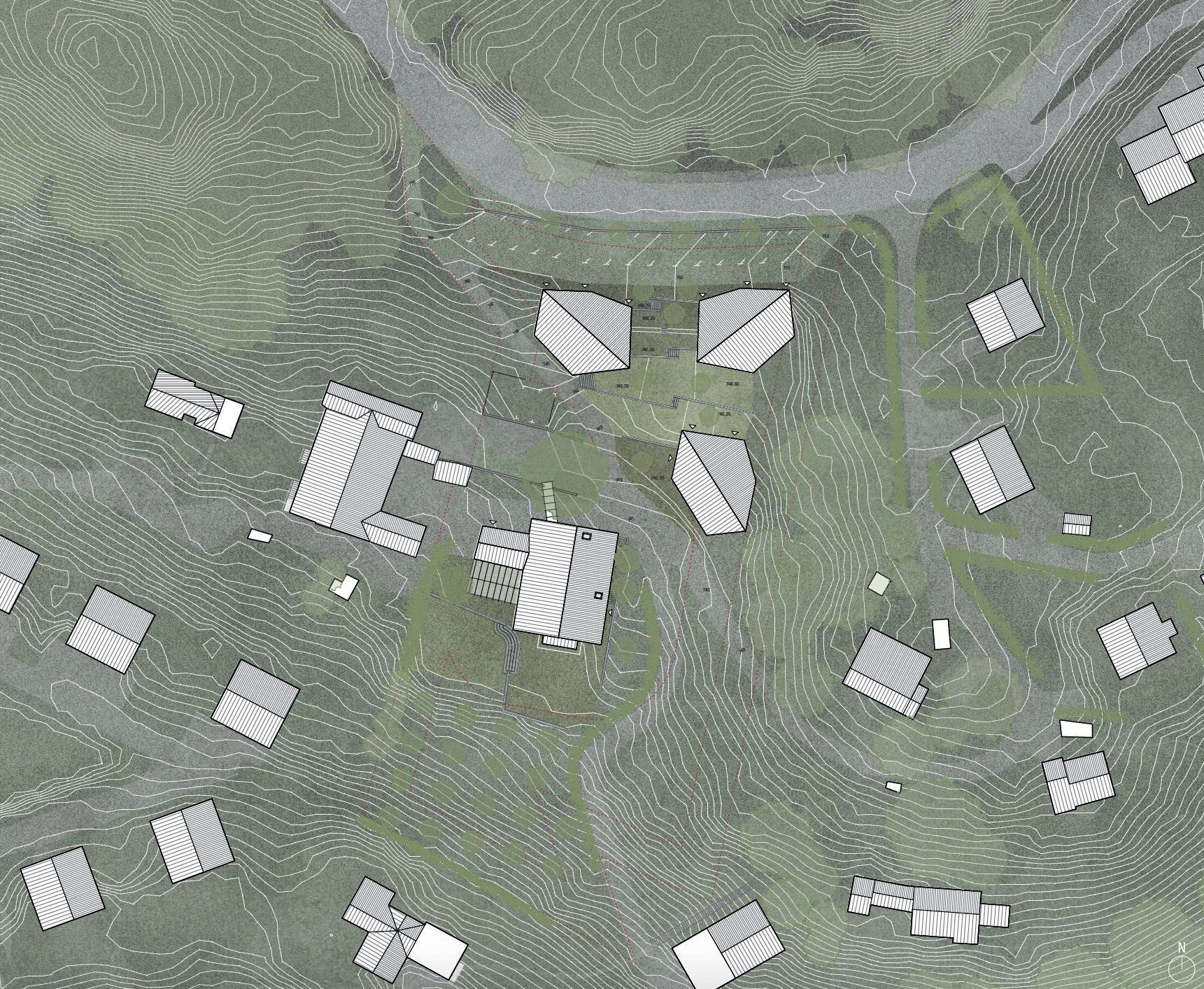 Situation, projet «Tree people» (© bunq architectes)