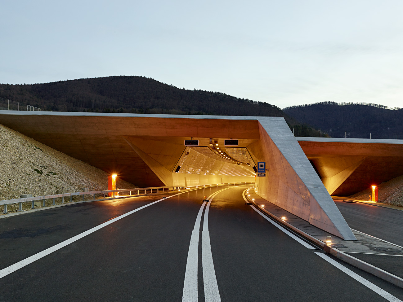 Portale nord del tunnel Choindez