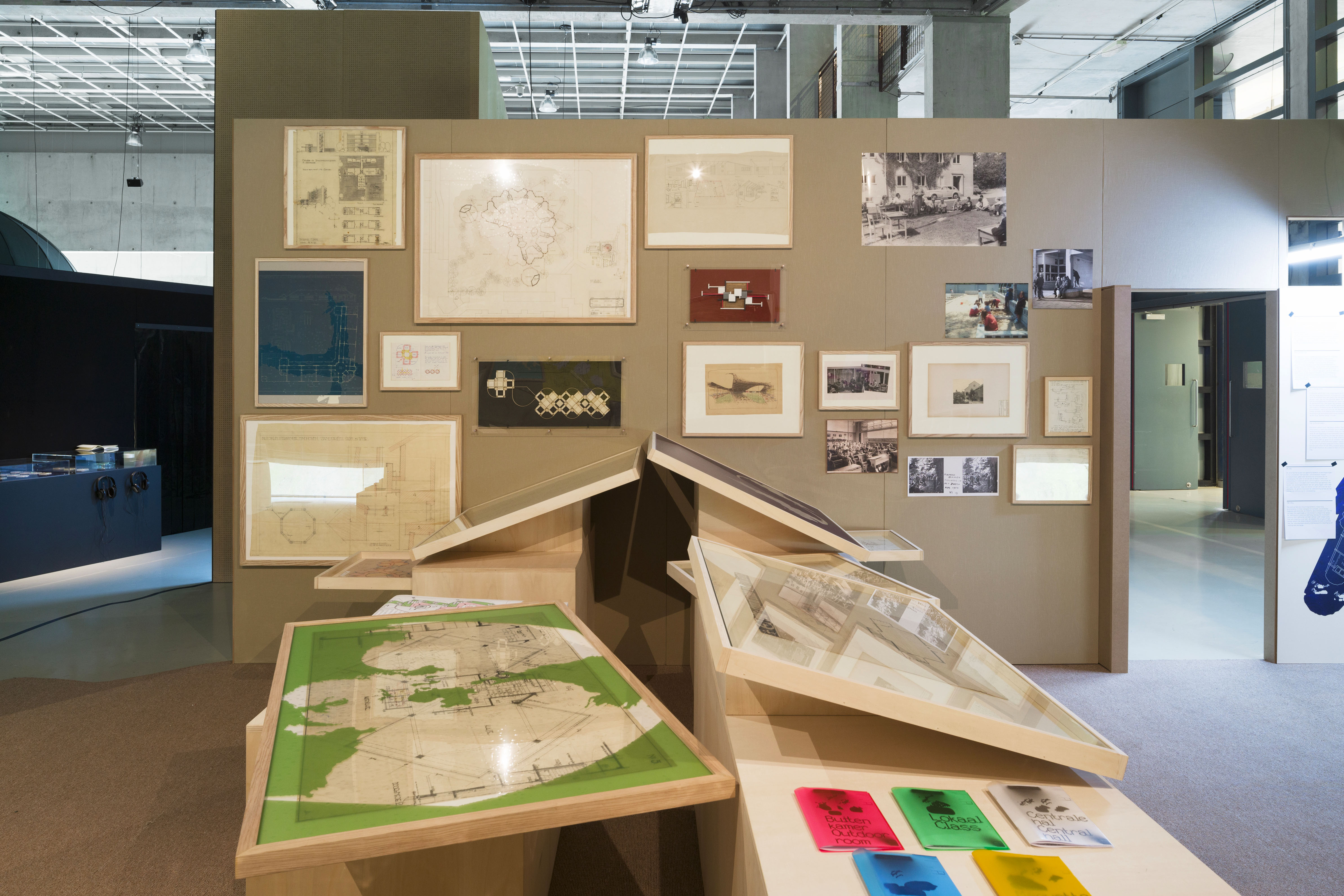 Spaces for Learning (2019), part of the Neuhaus exhibition, explores 150 years of experimentation and innovation in the design of educational environments using a broad selection of drawings and models from the collection