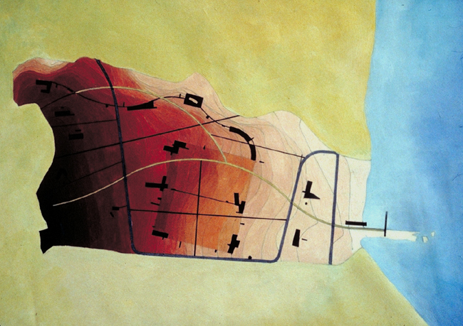 Image de référence: Elia &amp; Zoe Zenghelis, OMA, Antiparos, 16 villas, 1981