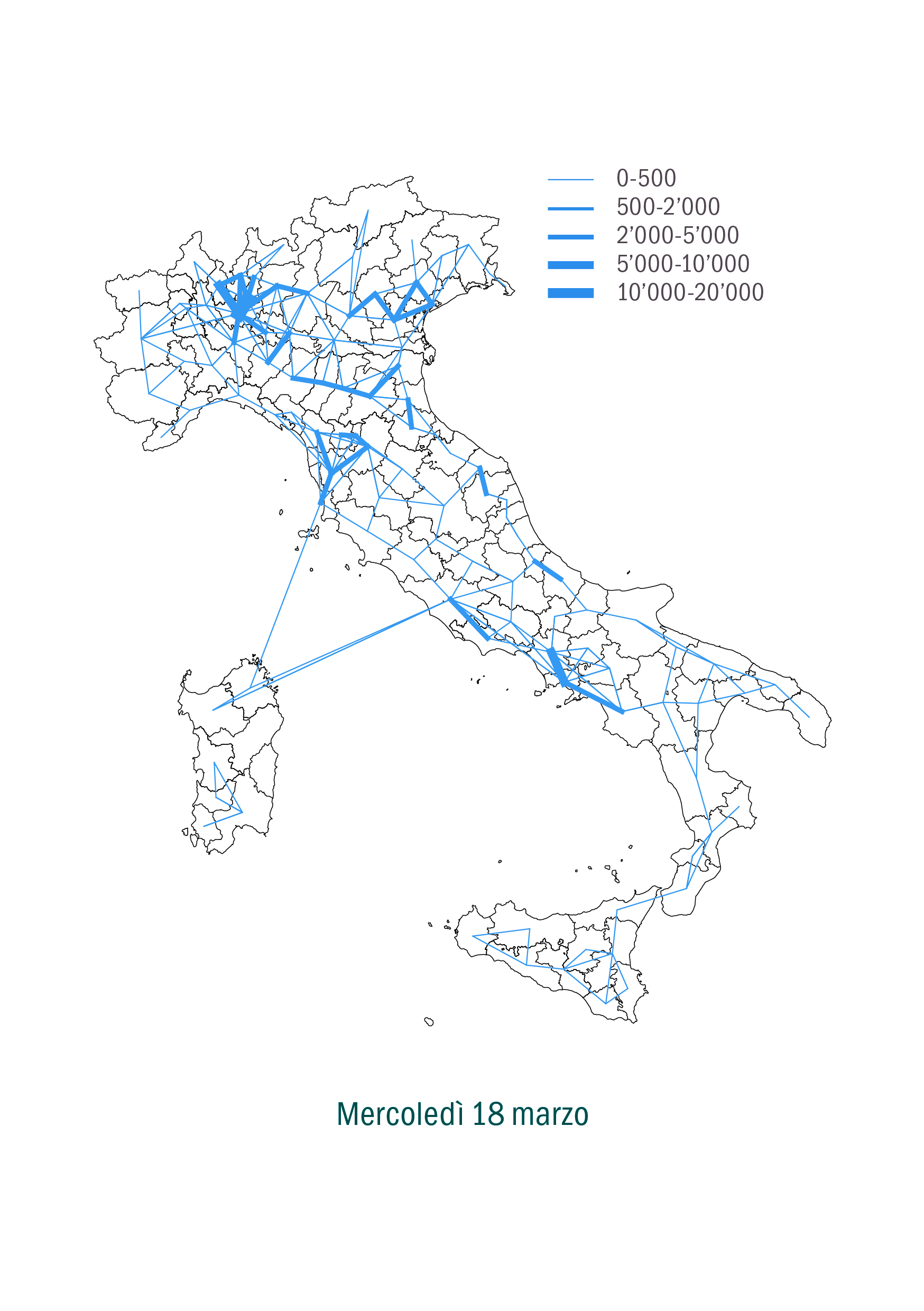 Mobilità interprovinciale in Italia a cavallo del lockdown (febbraio-marzo 2020)