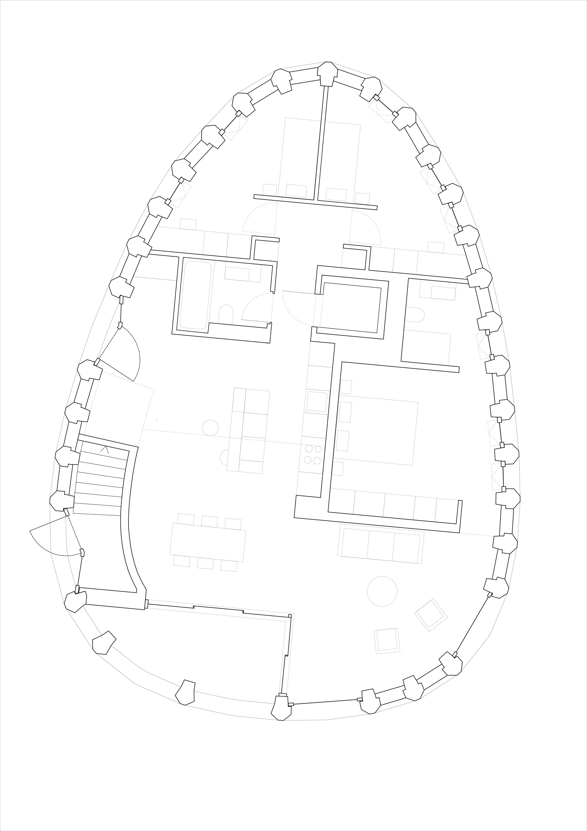 Plan du premier étage