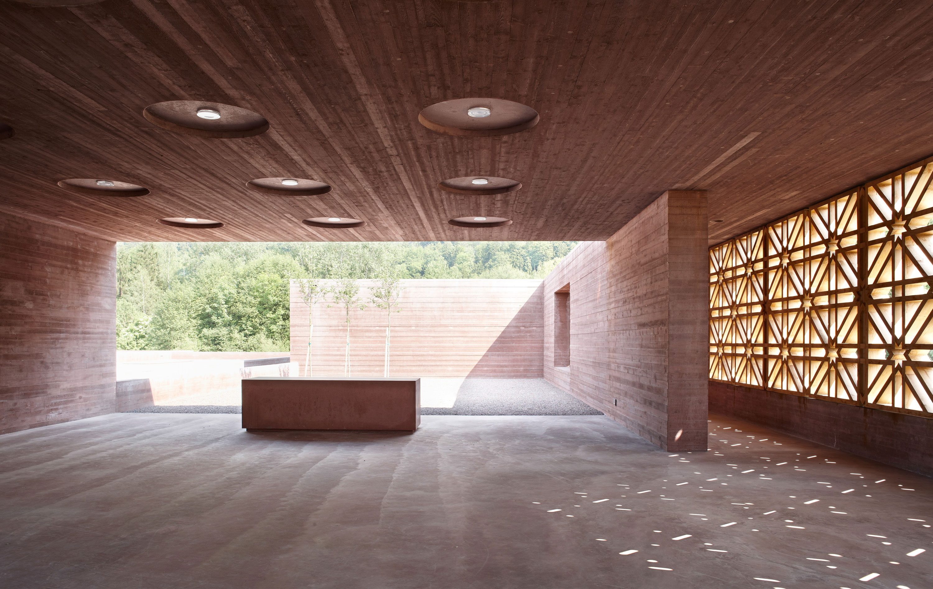 Una selezione dei candidati allo Swiss Architectural Award 2020 – Bernardo Bader (Austria), Cimitero islamico, Altnach (Austria), 2009-2012.