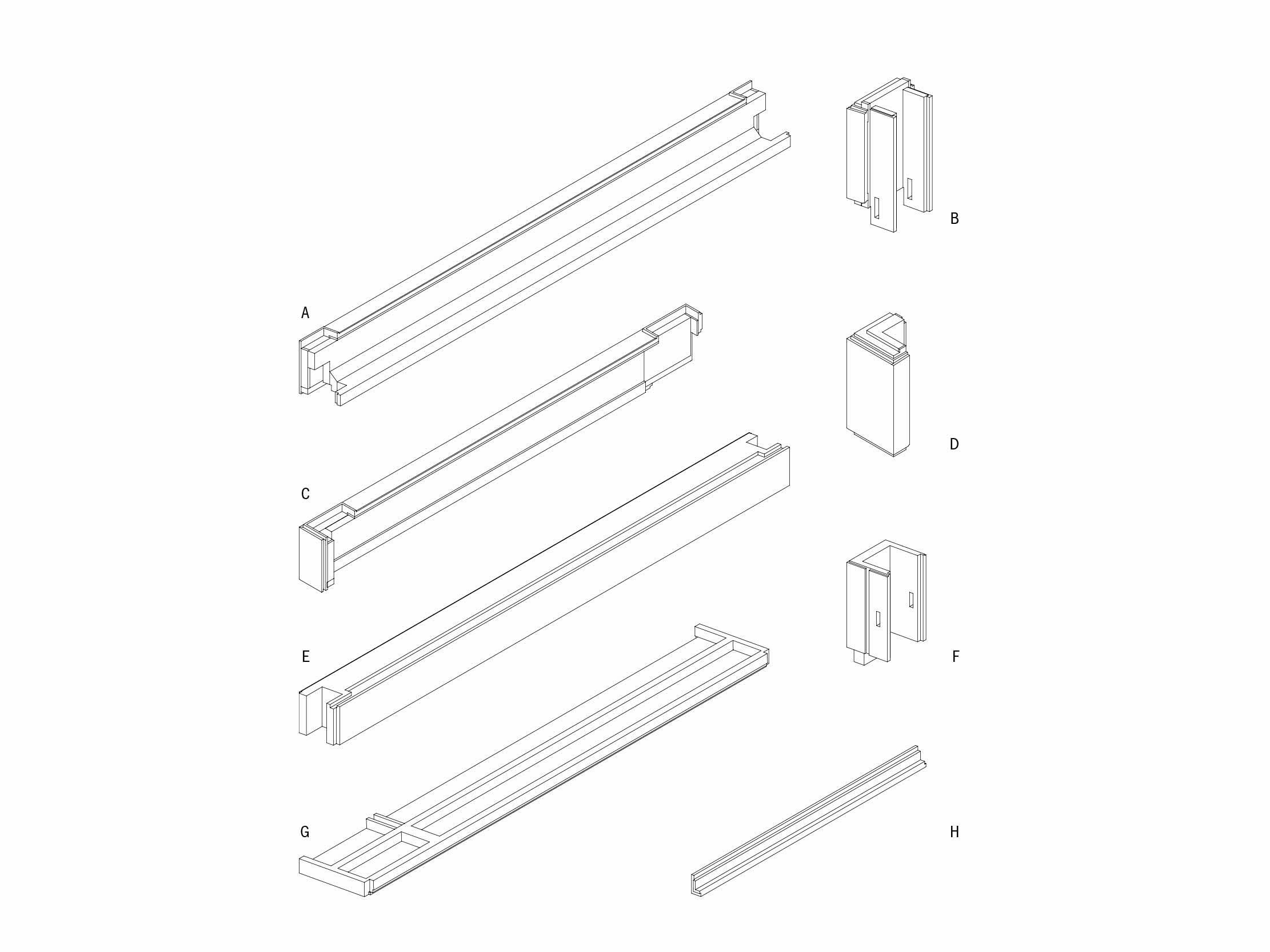 Sintesi dell’abaco degli elementi strutturali prefabbricati