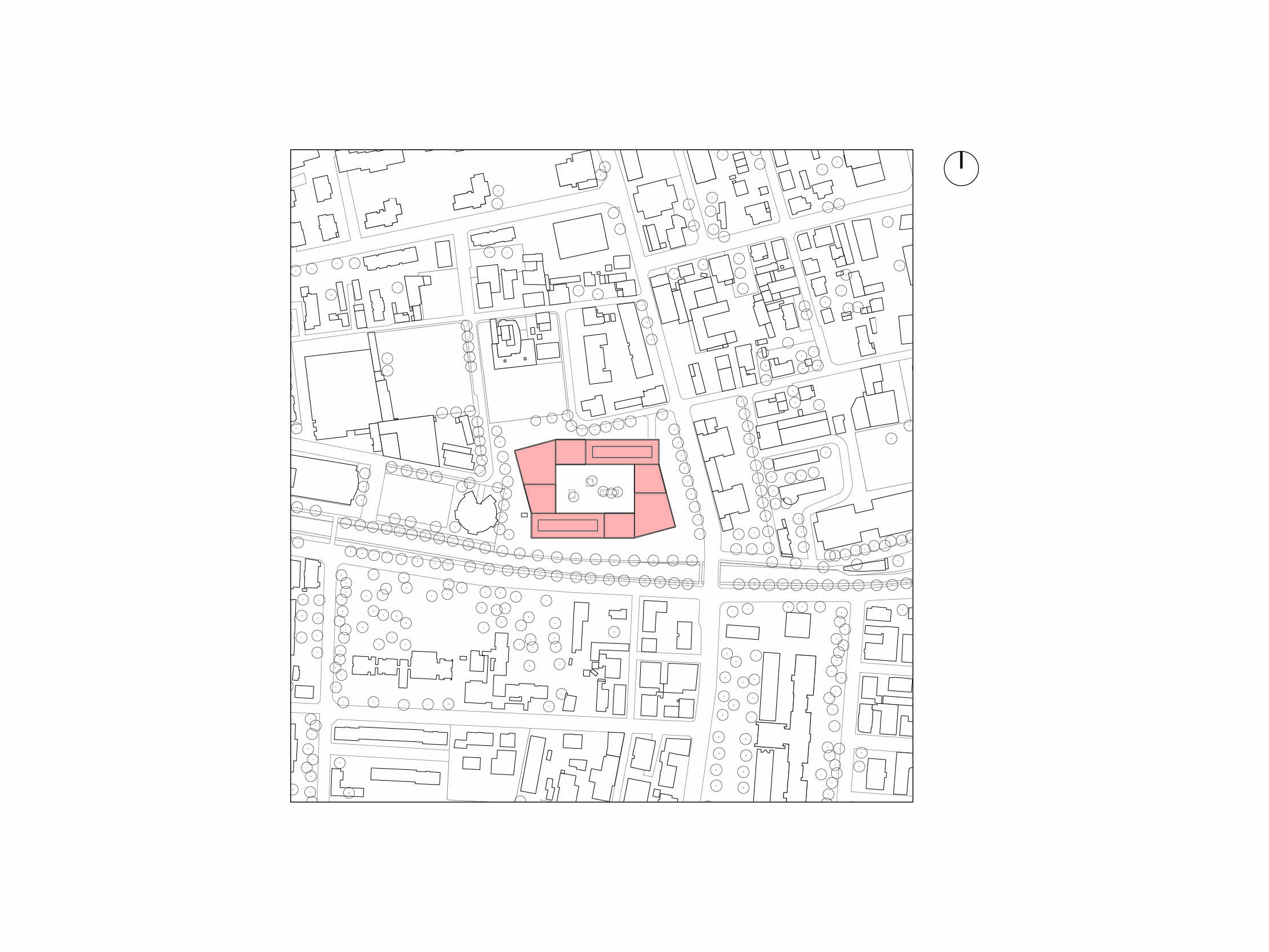 Piano di situazione del Campus USI/SUPSI di Lugano-Viganello