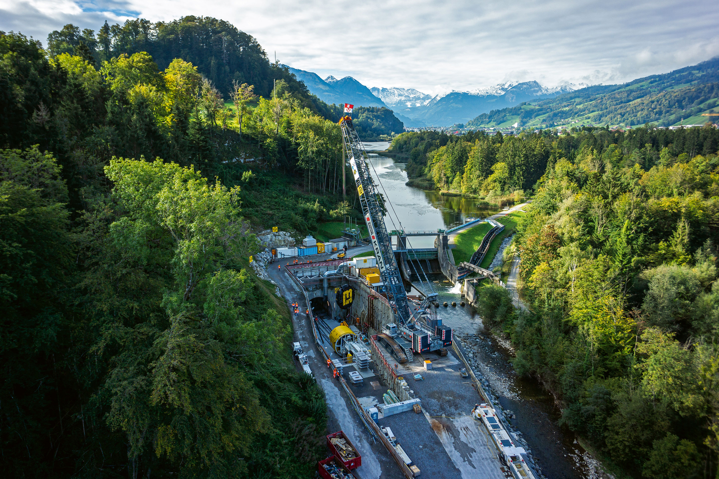 Hochwasserschutzprojekt-Alpnach