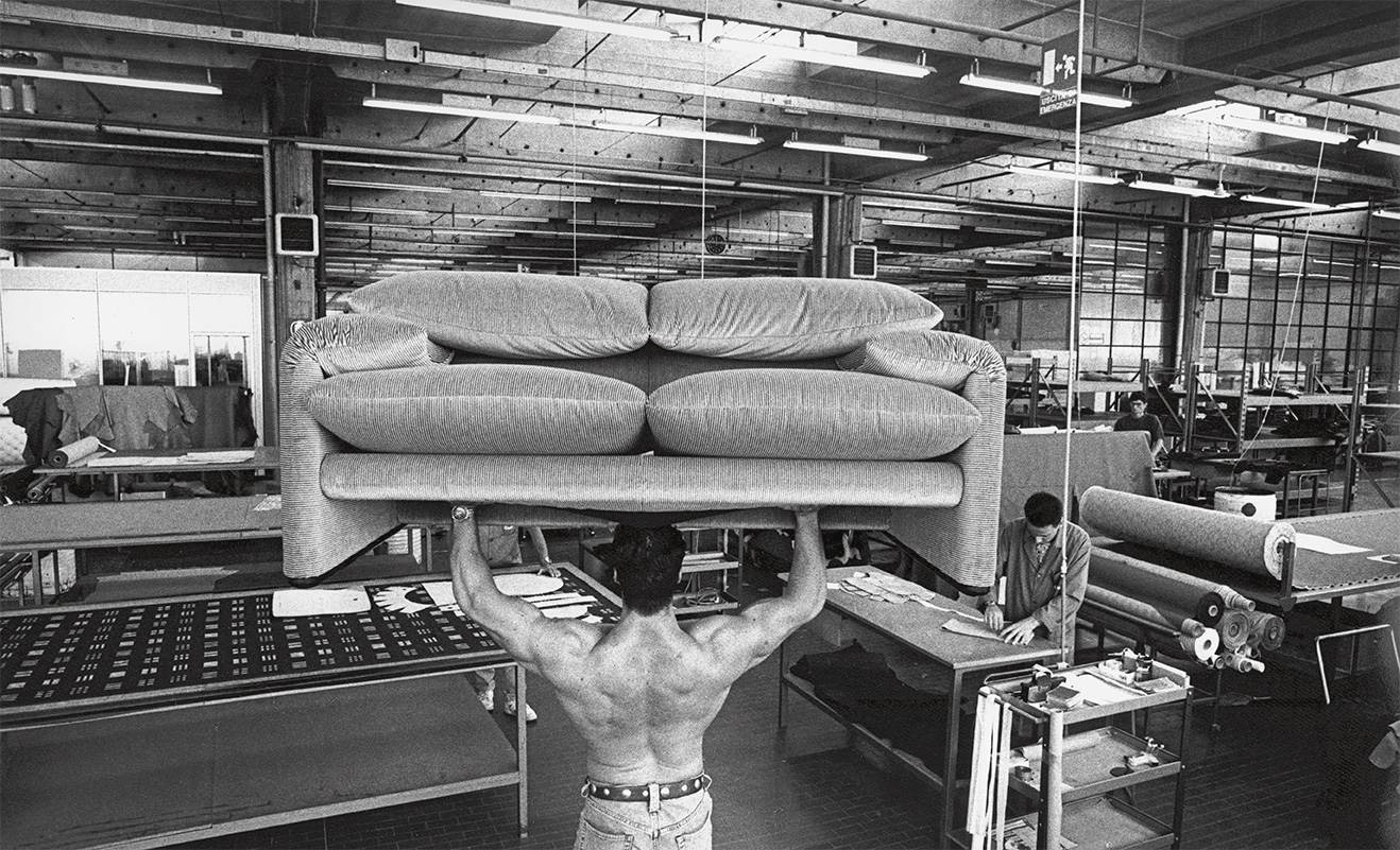 Pubblicità del «Maralunga», Cassina, 1997