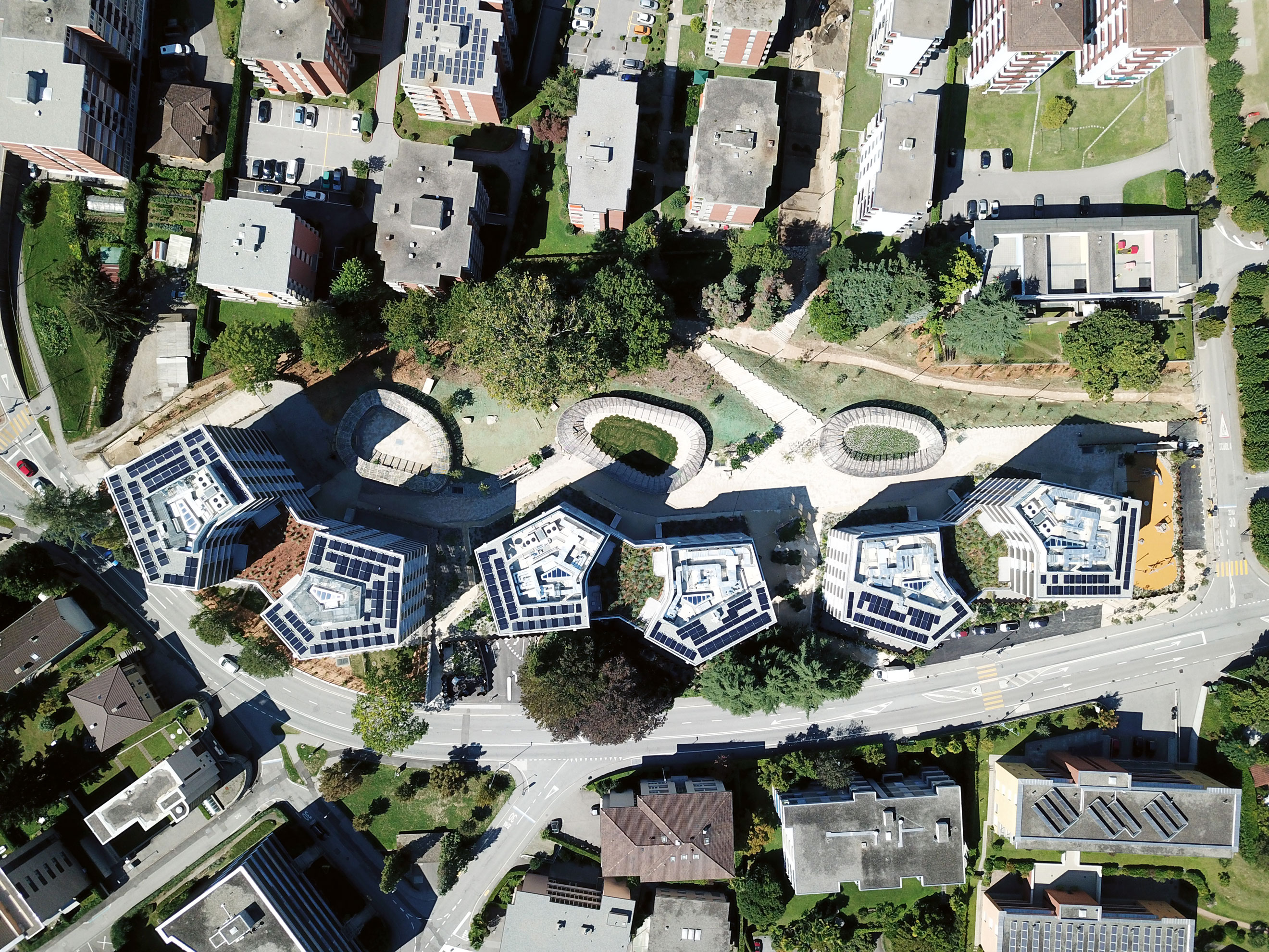 Remo Leuzinger Architetto e Officina del Paesaggio, Edifici residenziali, Massagno