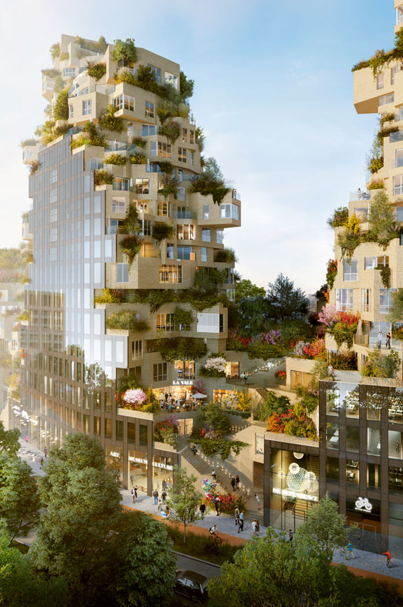 MVRDV, complesso «Valley», Amsterdam, Olanda, 2015 – in corso di costruzione