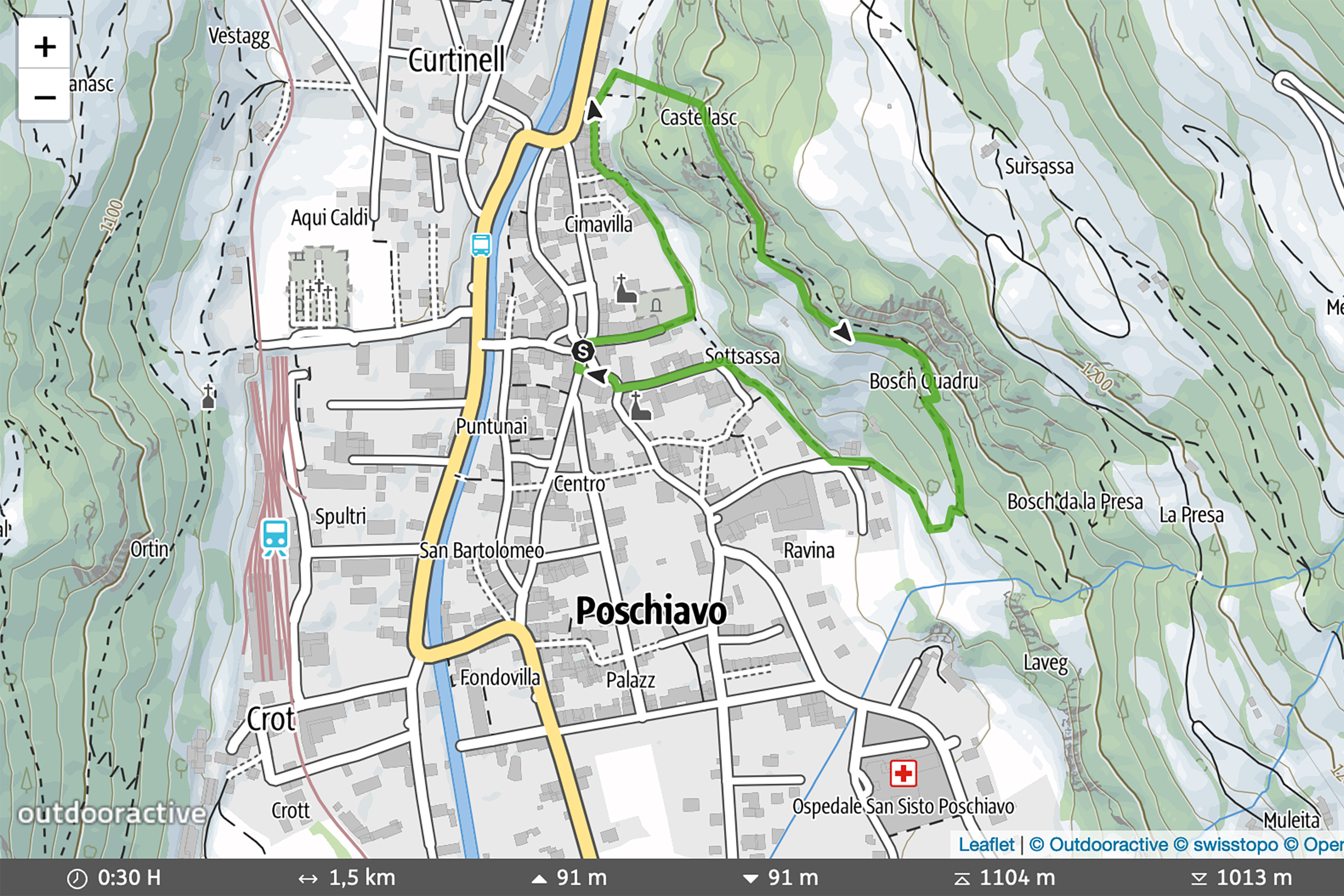 Karte-Rundweg-Runchett-da-sotsassa