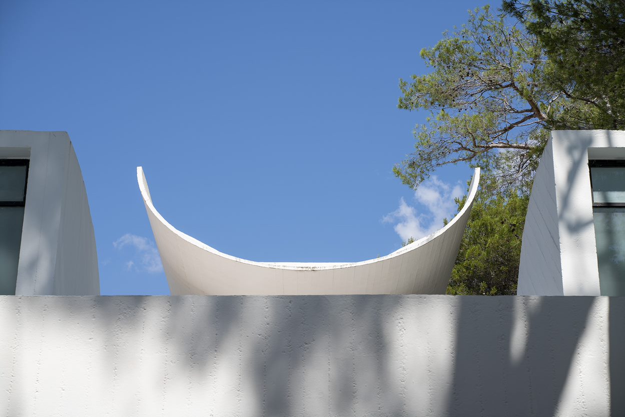 Josep Lluís Sert, Fondation Marguerite et Aimé Maeght, Saint-Paul de Vence, 1964. L'impluvium