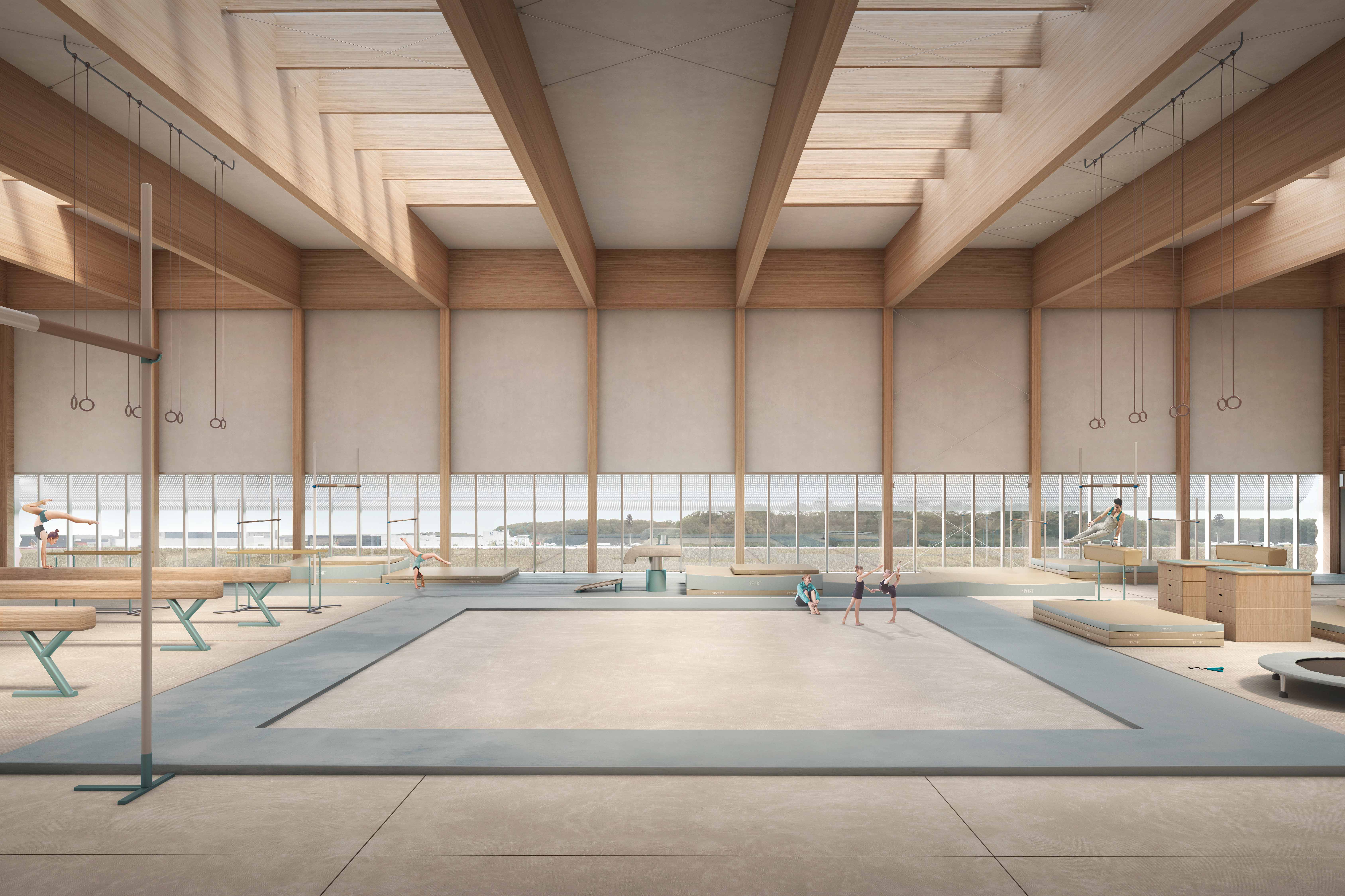 Salle de gymnastique à Amblainville