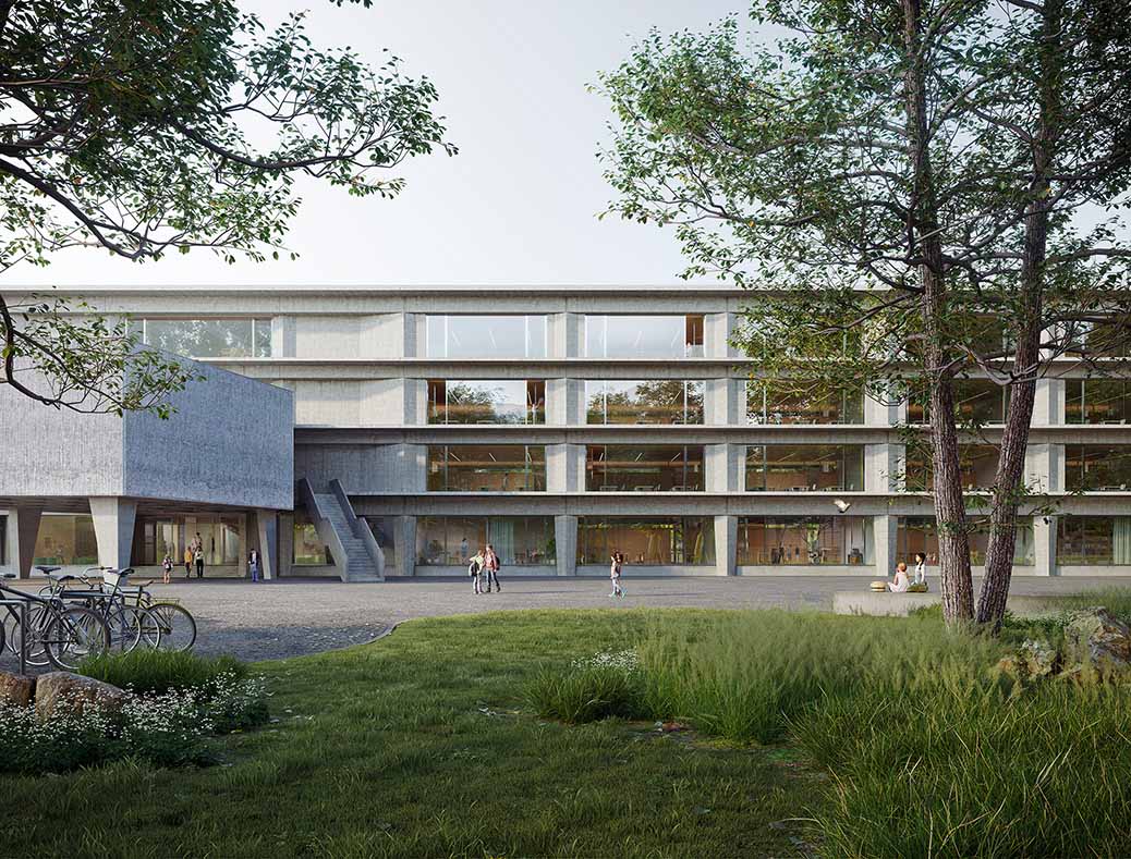 Rénovation et l’extension de l’école Liotard à Genève - 3e rang