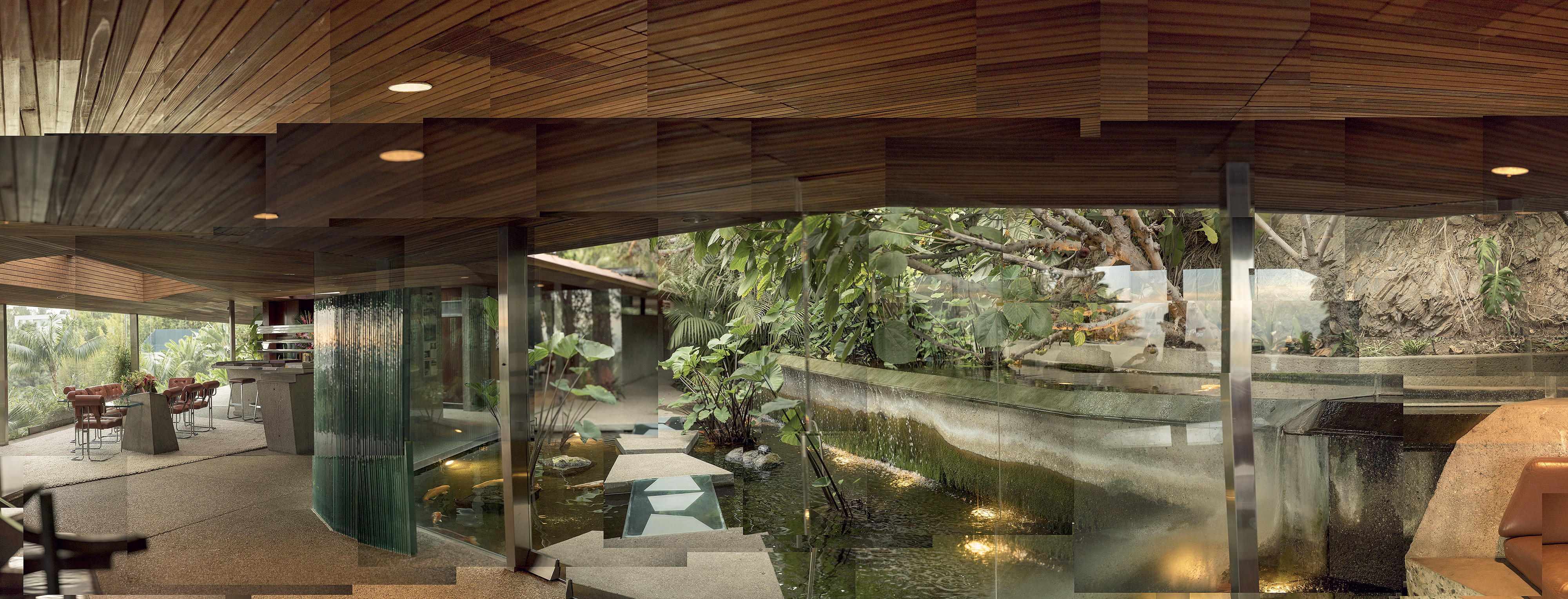 Sheats Goldstein Residence, John Lautner, 1961-1963, transformée à partir de 1972