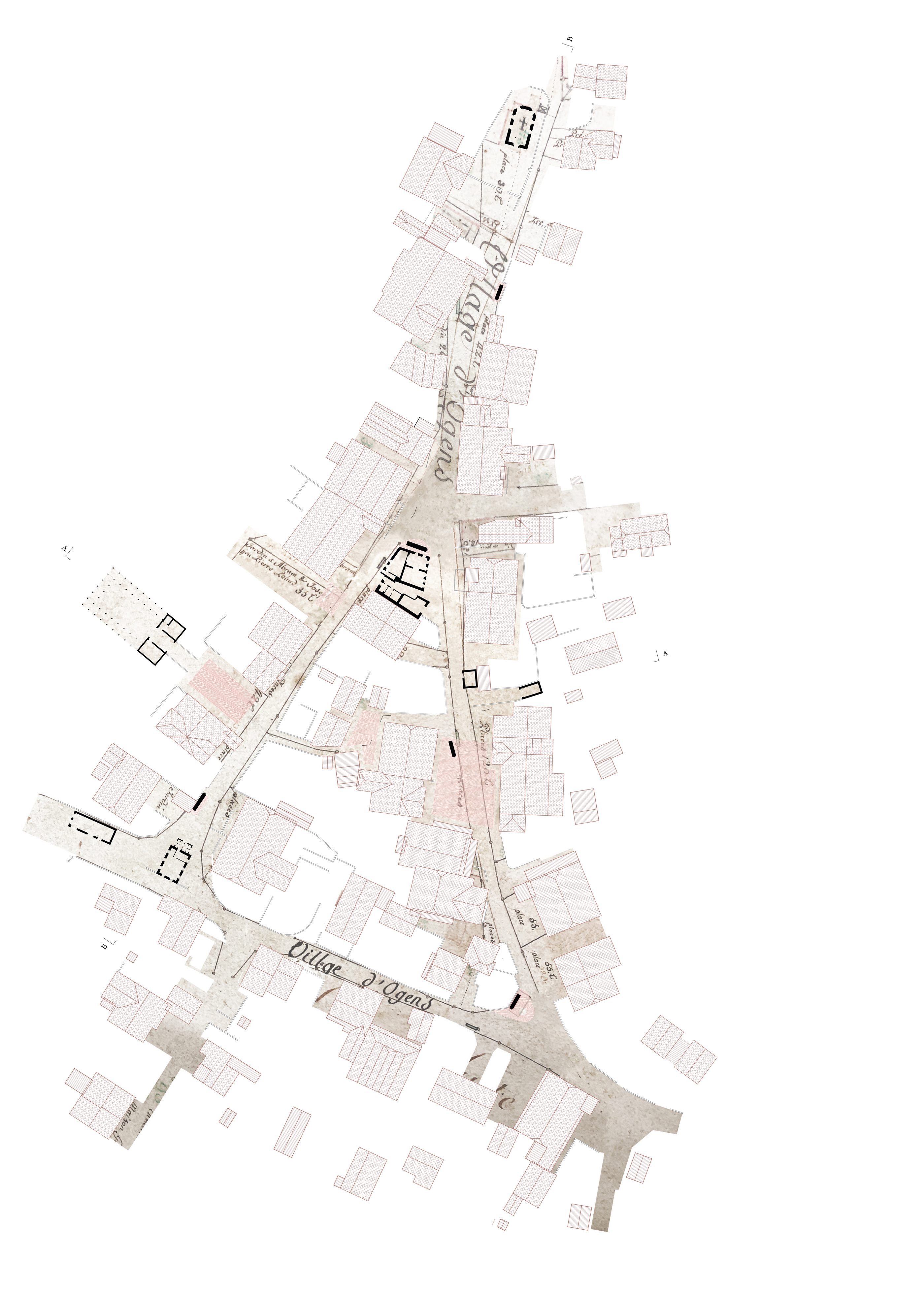 Une scène pour la tradition rurale, redéfinition de l’espace commun à Ogens | Projet de Master 2021