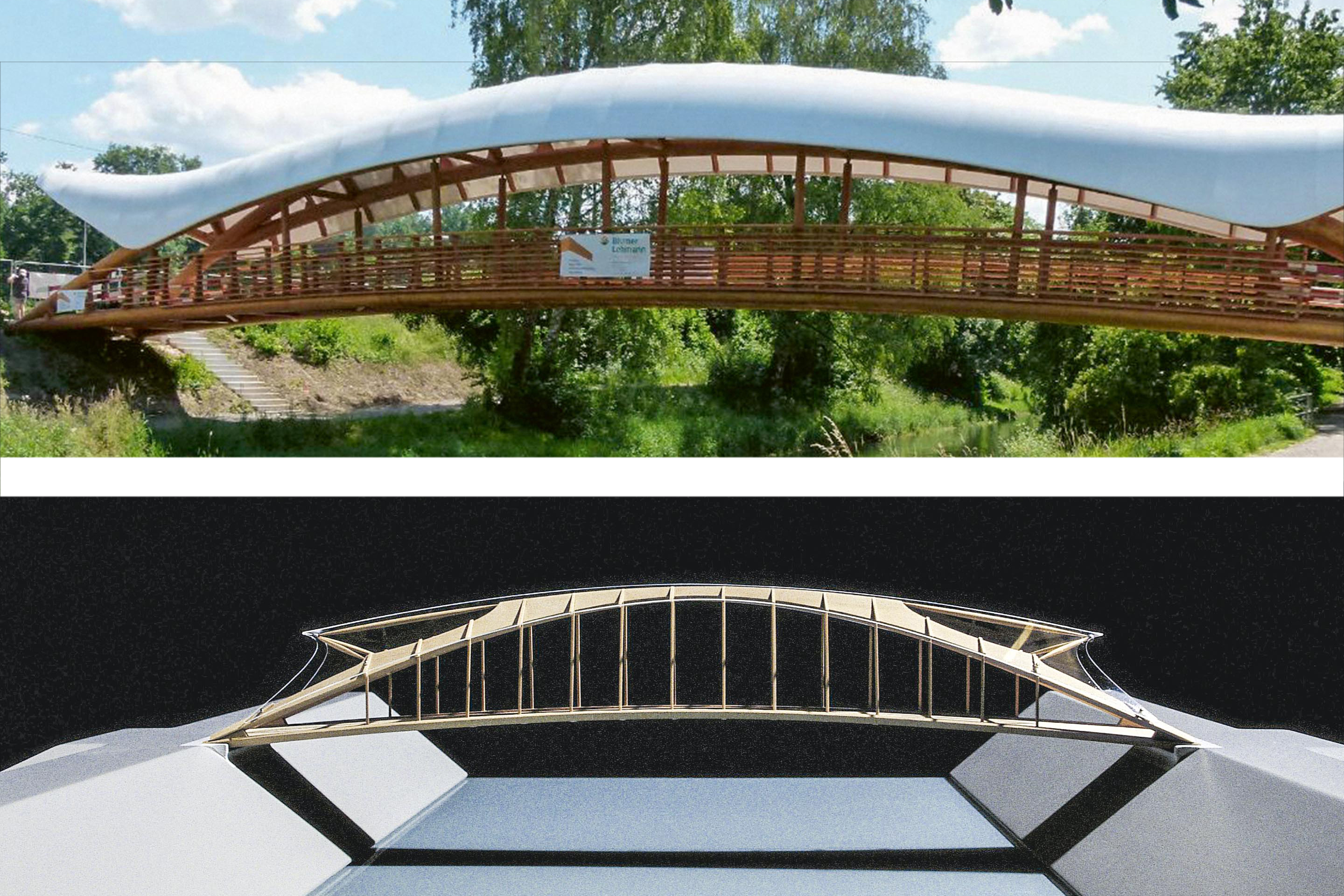 Aubruecke-Gegenüberstellung