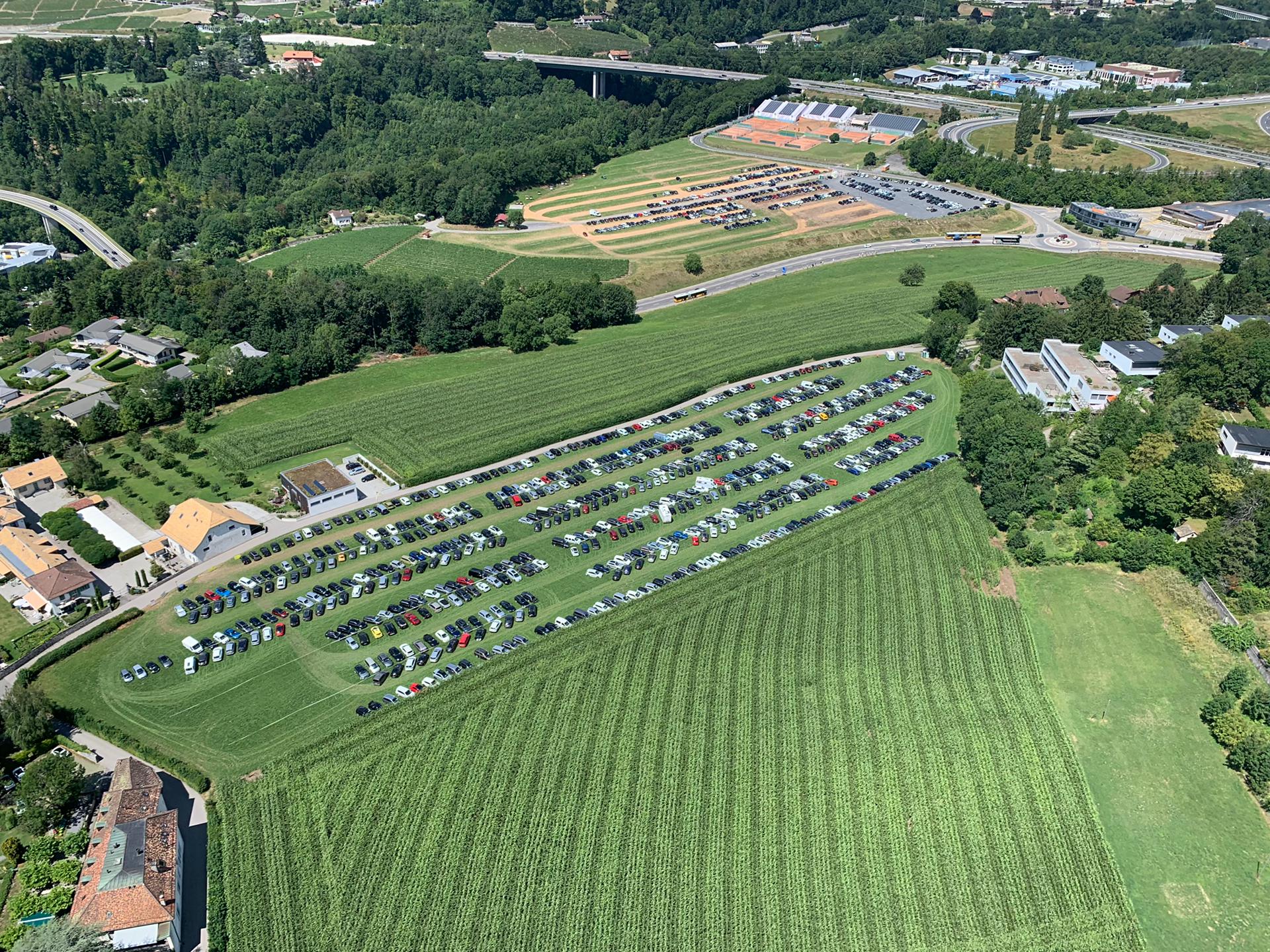 Les parkings périphériques de la manifestation n’ont jamais affiché complet
