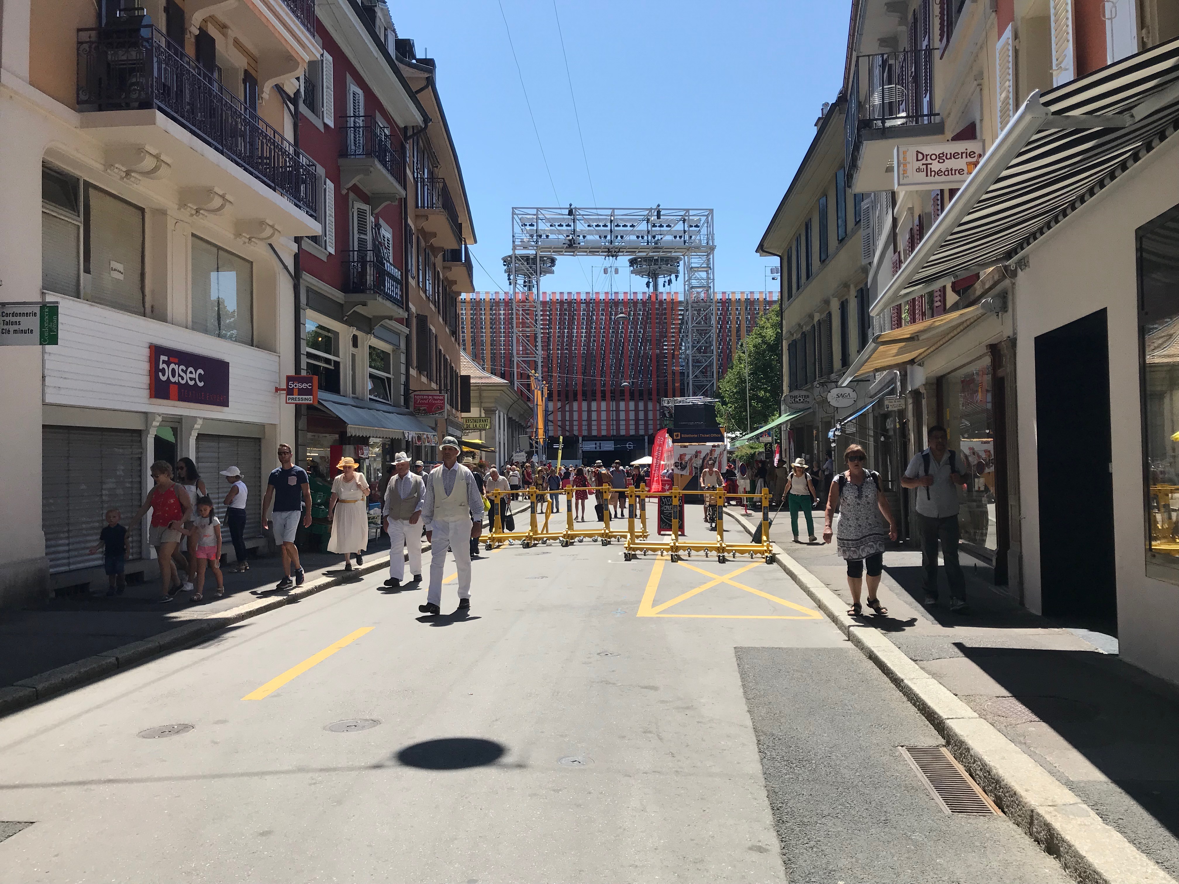 Tous les axes menant à l’arène étaient sécurisés par un dispositif anti-véhicule bélier