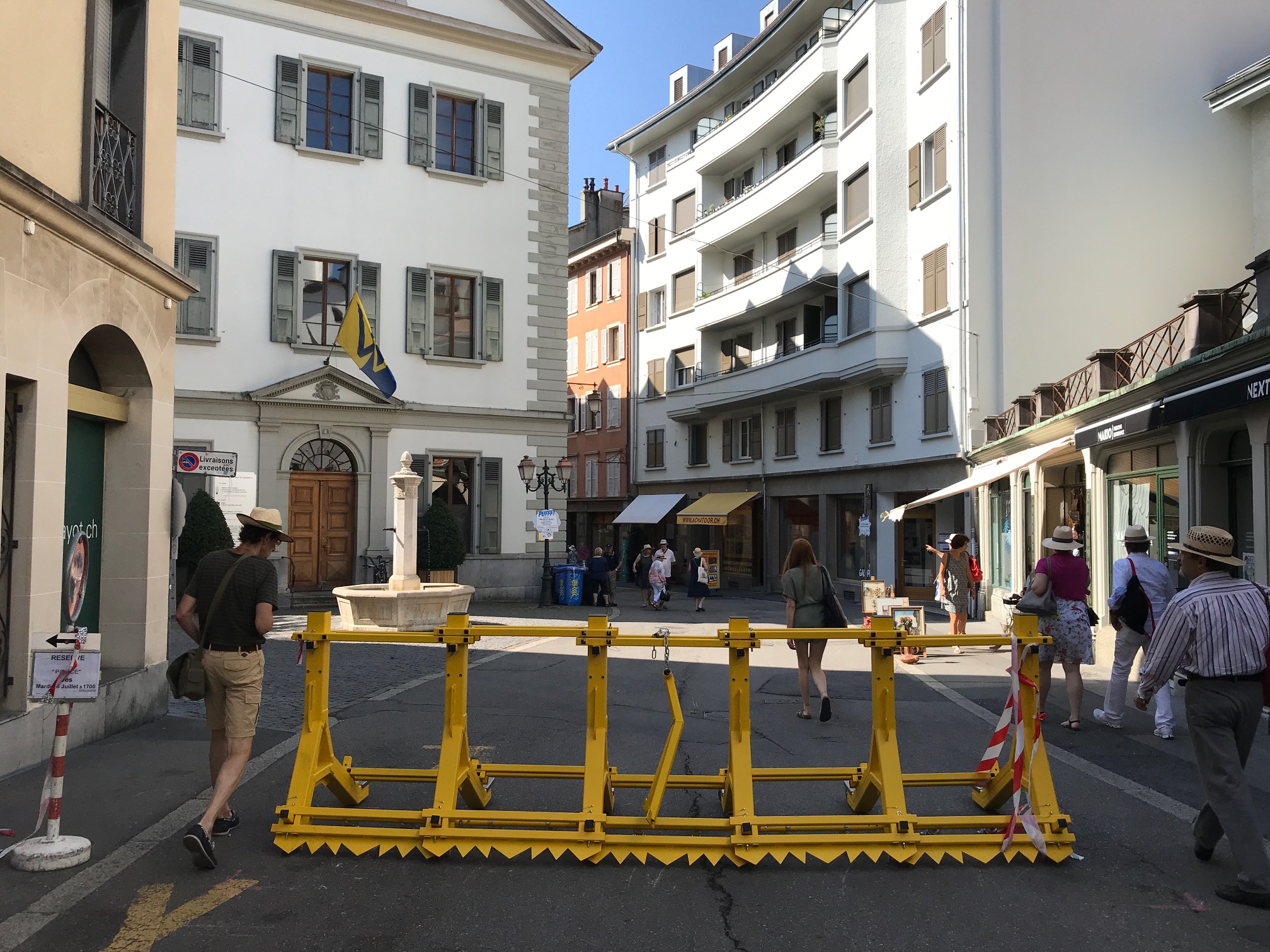 Les visiteurs de manifestation se sont habitués ces dernières années à ces mesures sécuritaires