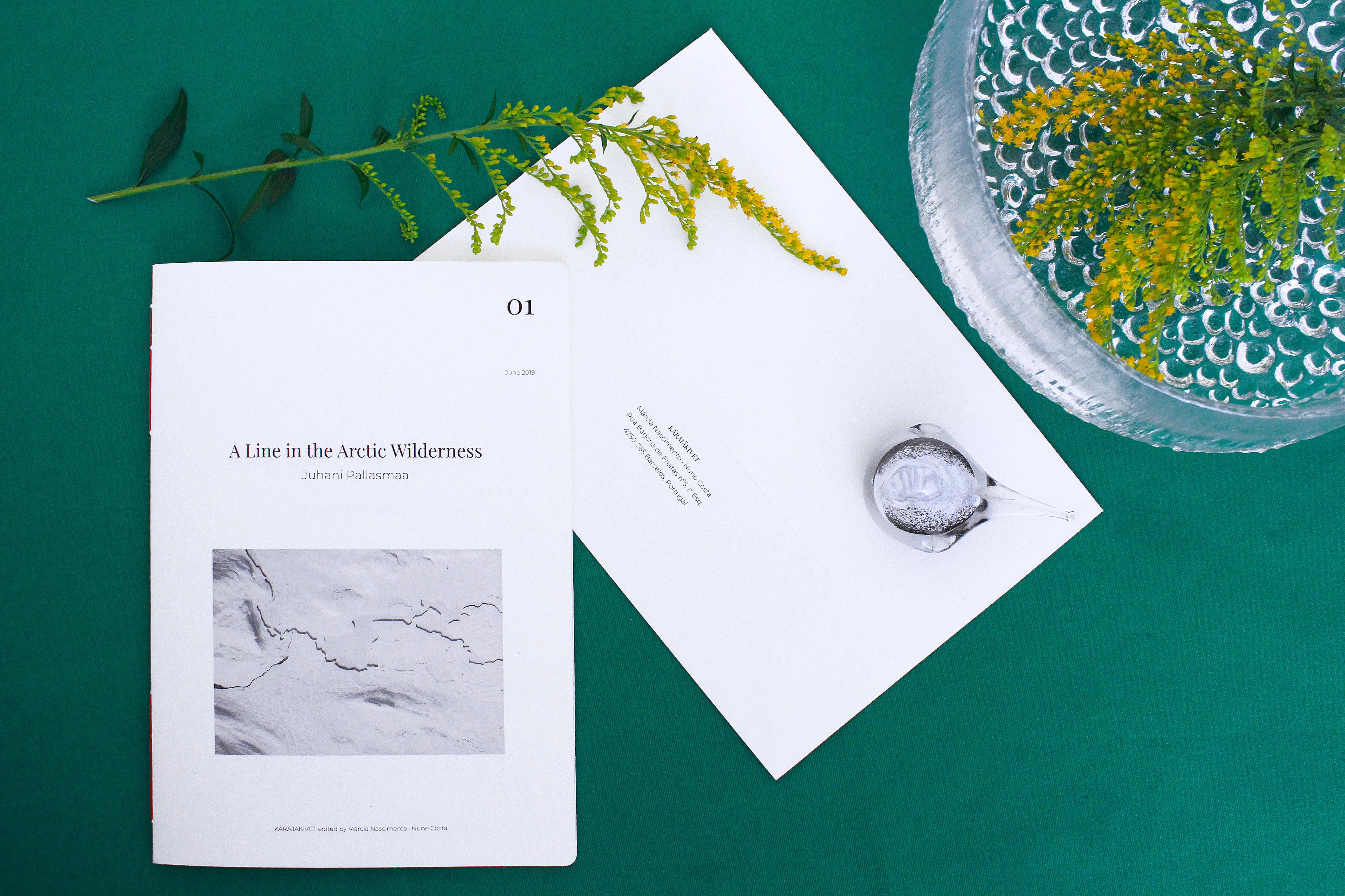 Käräjäkivet - Couverture du numéro 1: A Line in the Arctic Wilderness / Juhani Pallasmaa