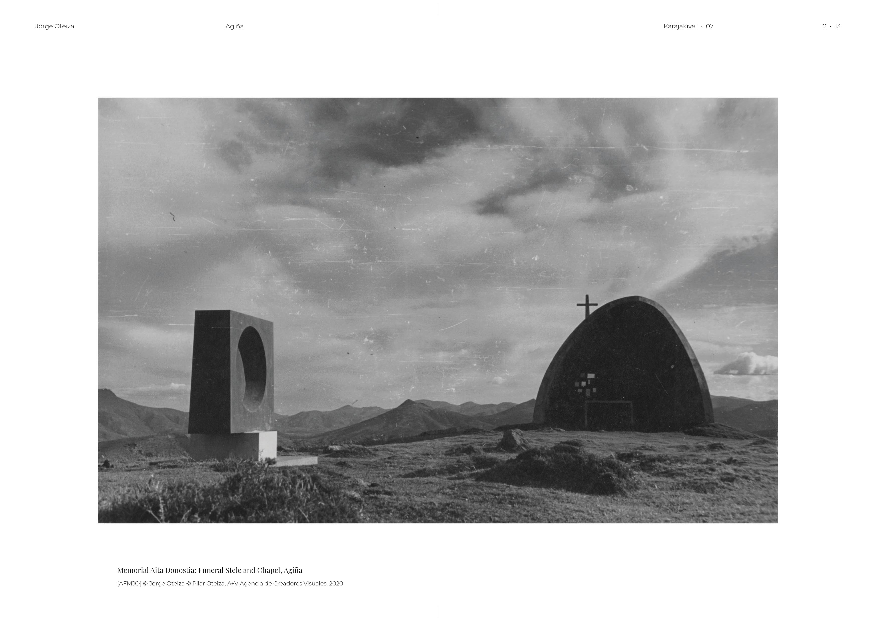 Käräjäkivet - Extrait du numéro 7: Agiña / Jorge Oteiza