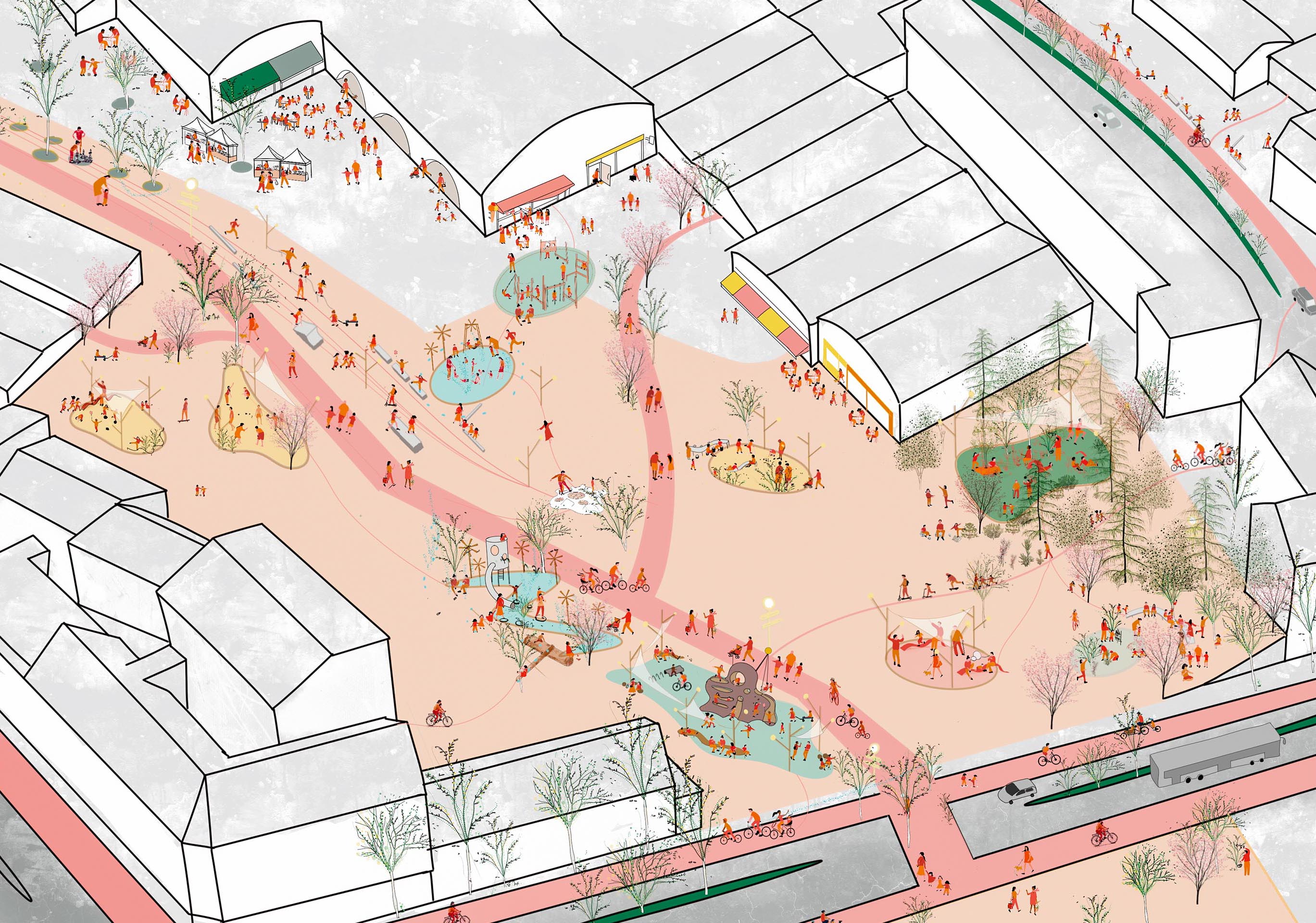 Les bandes ludiques.