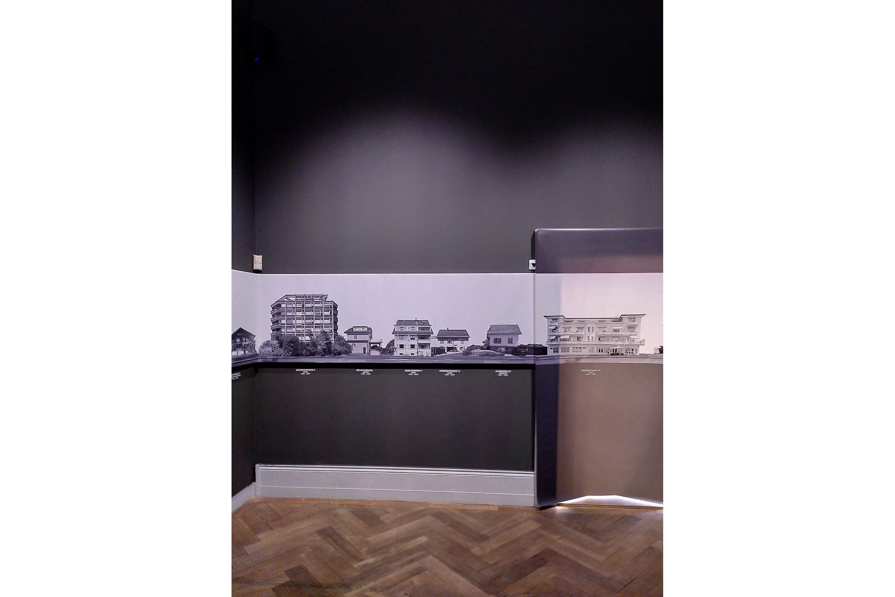 Fotomontage von Häuser aus verschiedenen Schweizer Städten, die in jüngster Zeit abgebrochen worden sind.