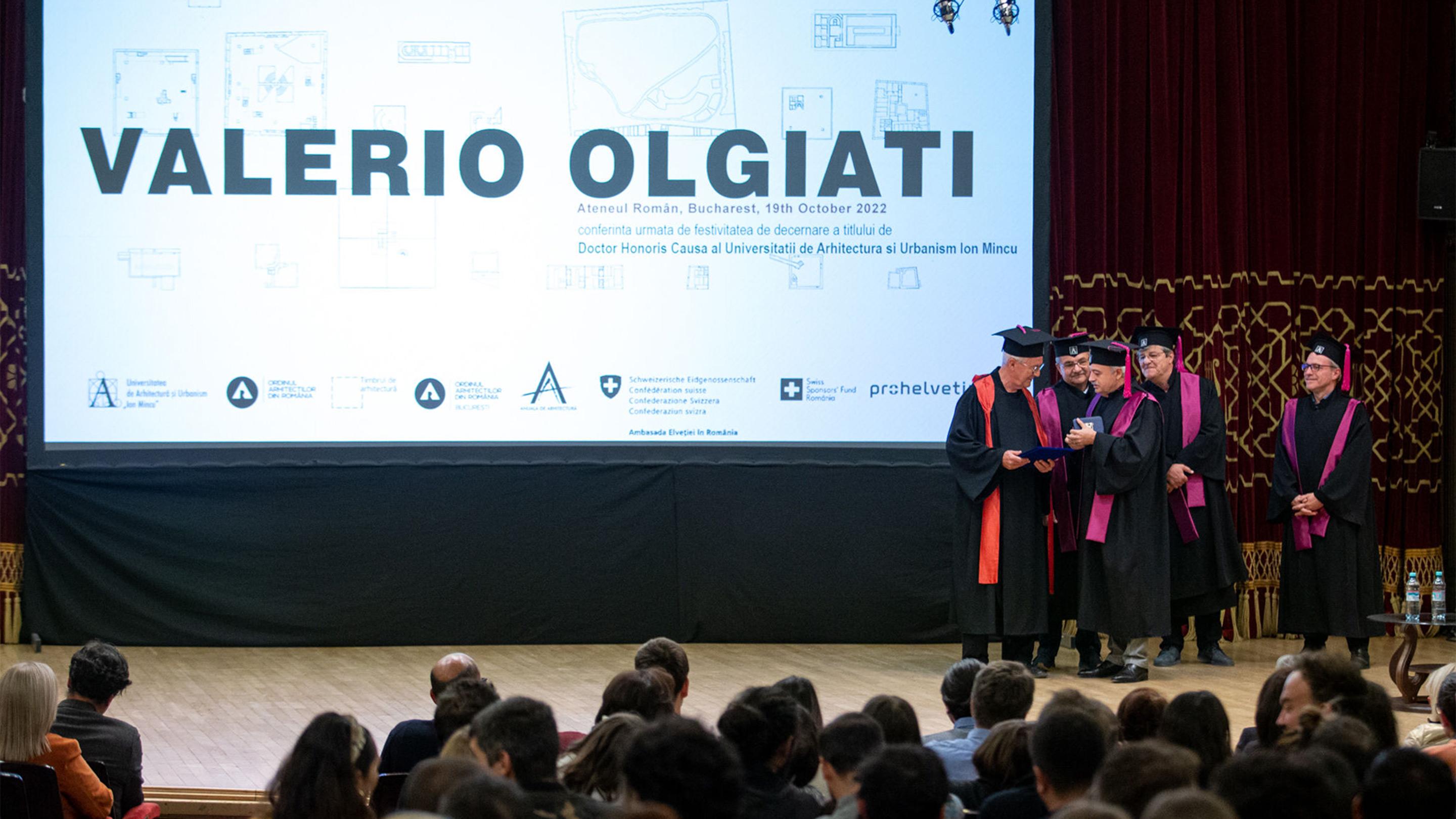 Valerio Olgiati: Doctor Honoris Causa by the Senate of UAUIM - 19.10.2022 © Photo: Vlad Dumitrescu
