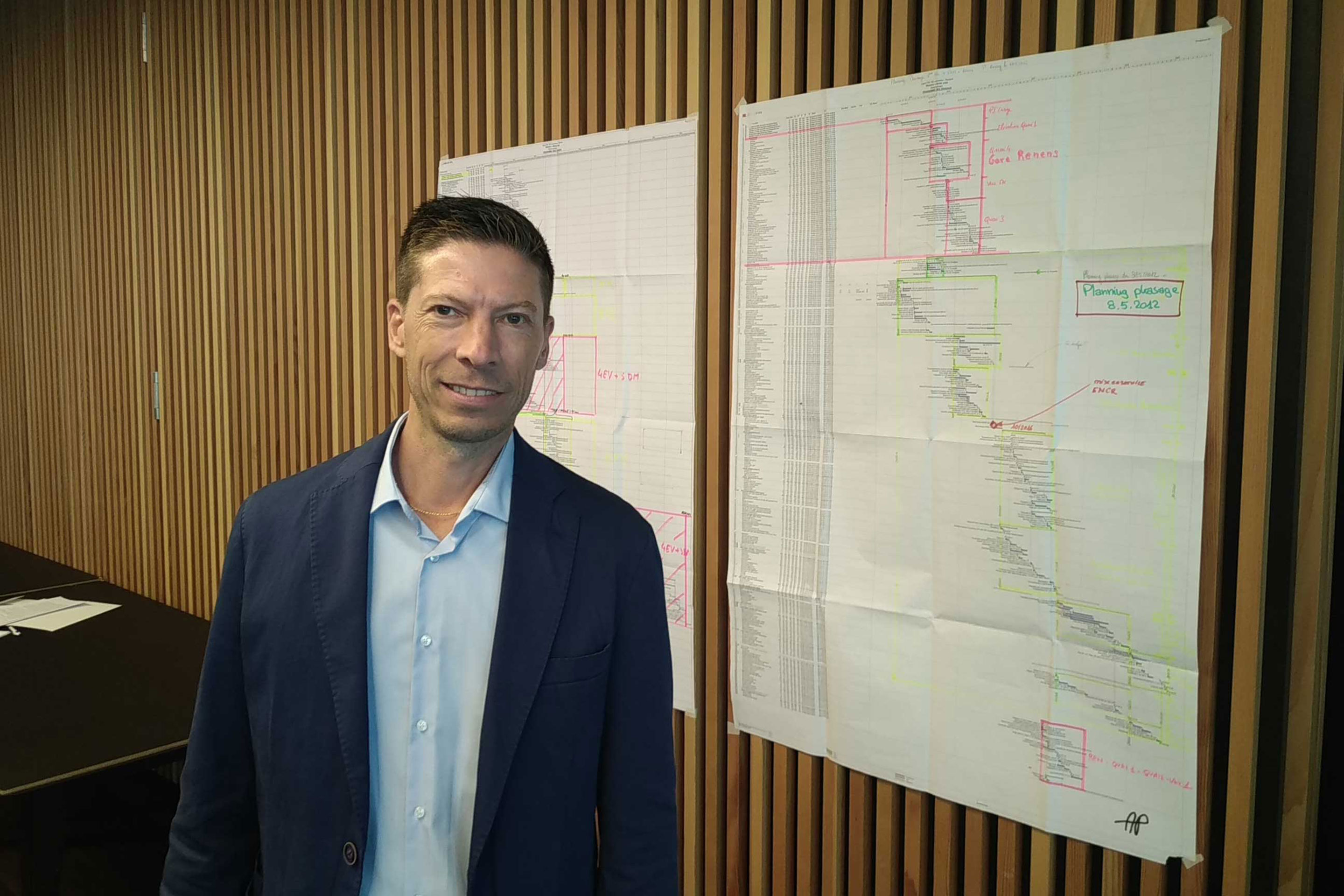 Michael Maître, Projektleiter und Dirigent des langwierigen Projekts.