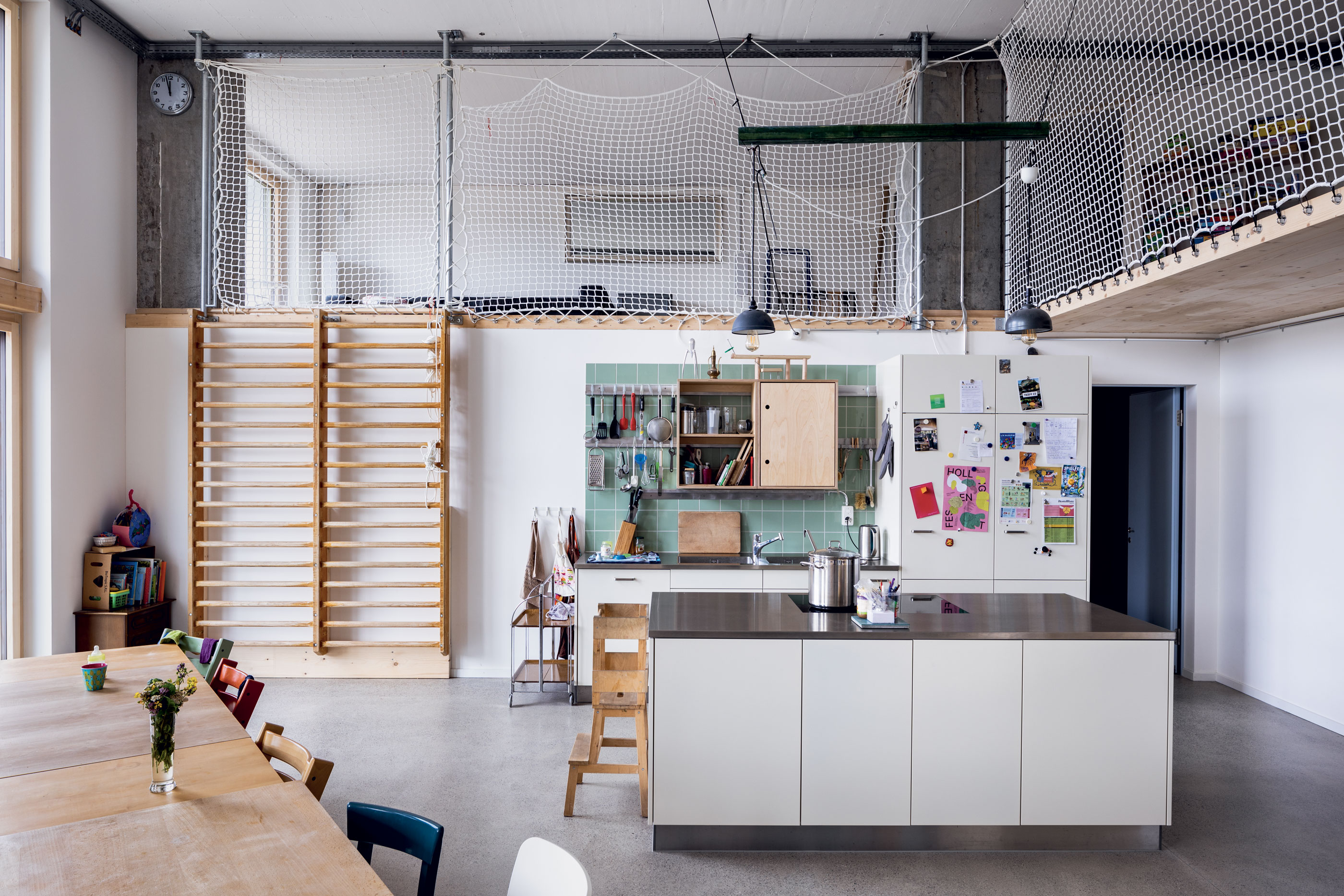 Appartement avec mezzanine situé au rez-de-chaussée