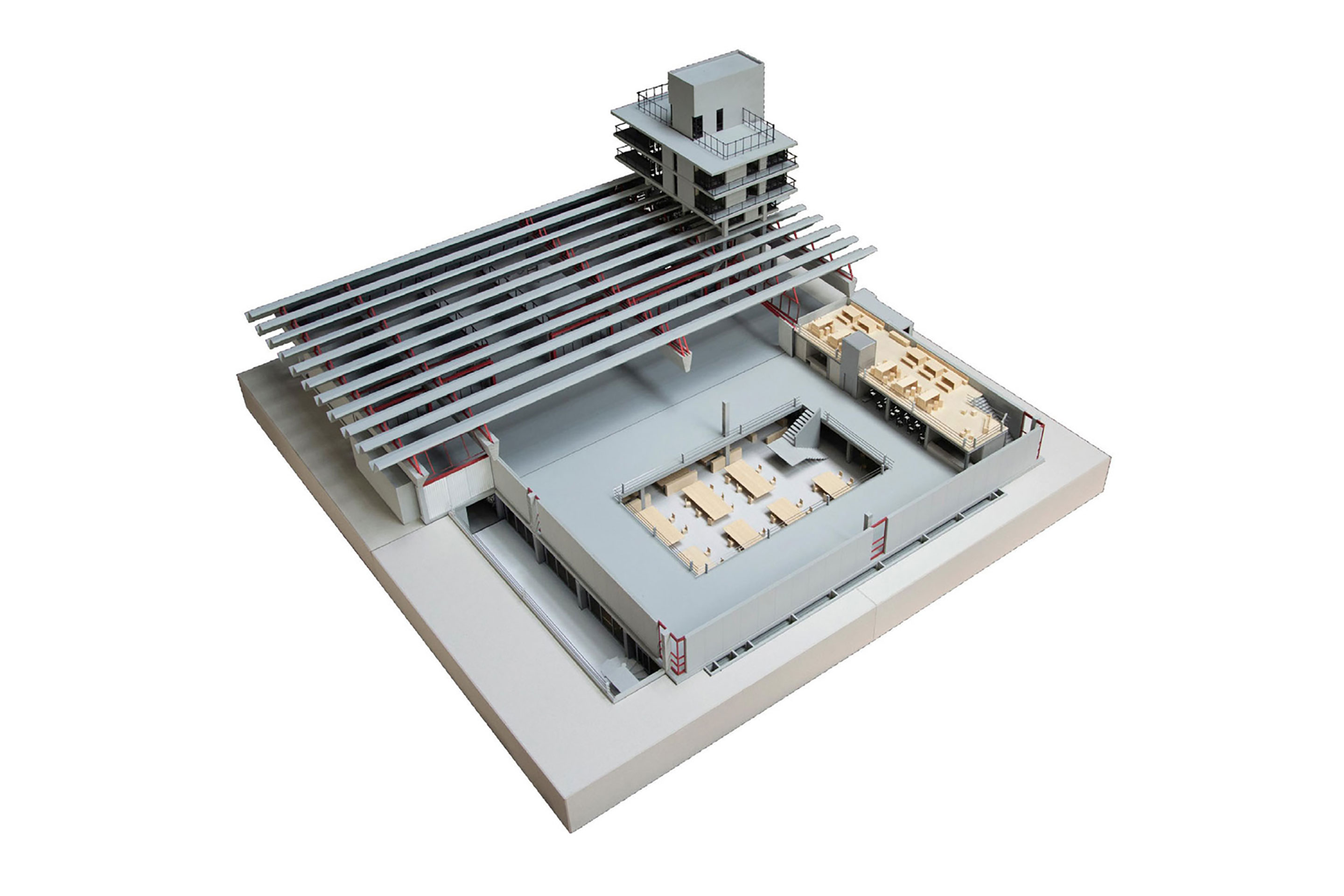 Robin Gugger und Léa Guillotin von der EPFL erhalten eine Anerkennung für ihre Ausarbeitung der Umnutzung einer Postgarage.