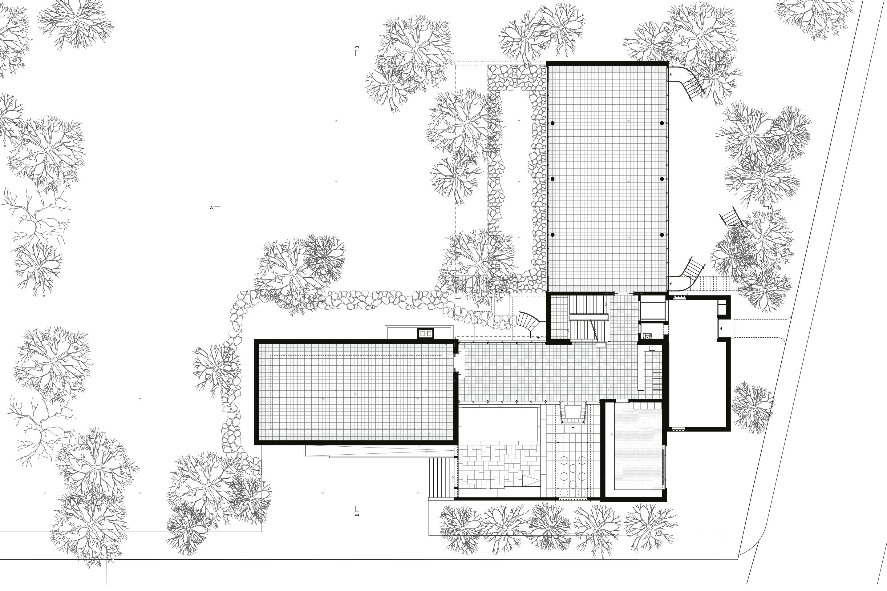 Pianta del piano terra.