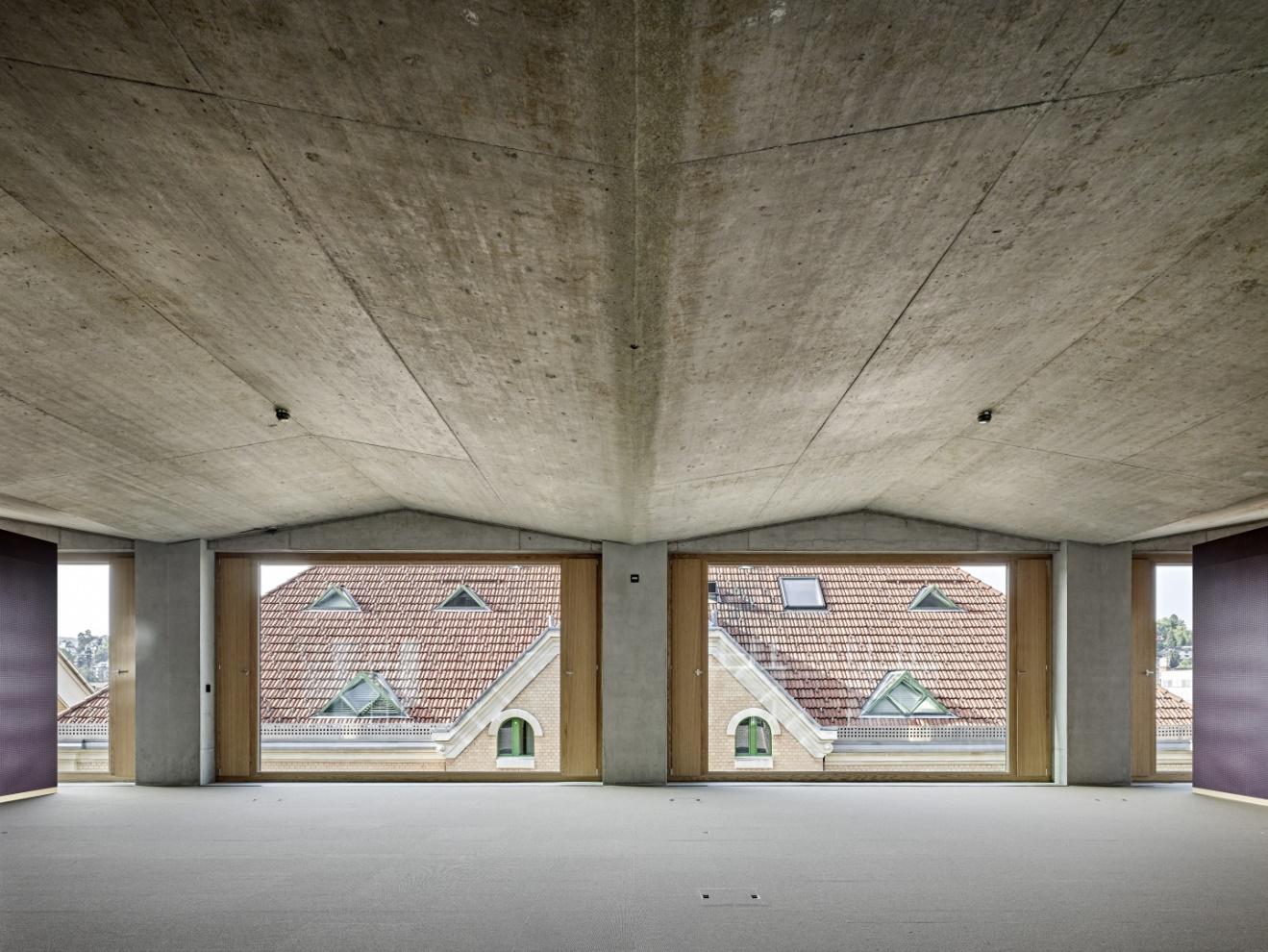 Edificio di uffici in Sant Gallen, ingegneri Pedrazzini Guidotti, Corinna Menn Dipl. Architektin ETH/SIA + Mark Ammann Architekten GmbH.