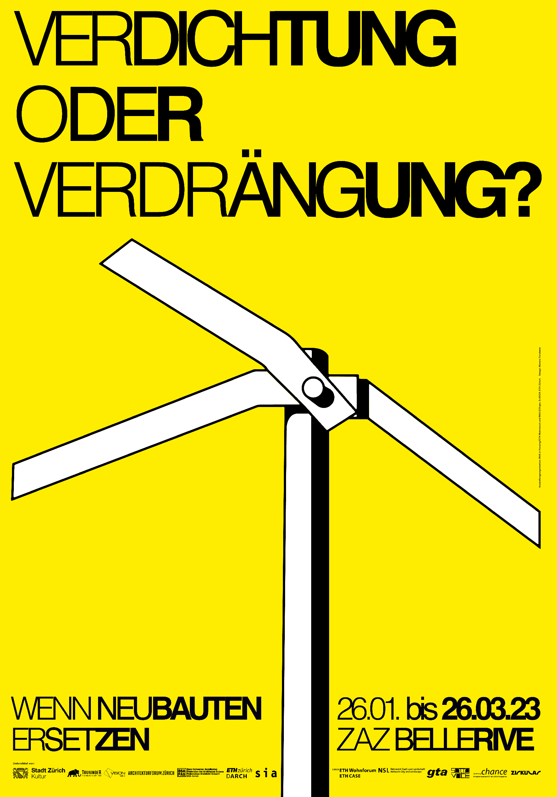 ZAZ exhibition MAS ETH GTA and MAS ETH in Housing: Verdichtung oder Verdrängung?