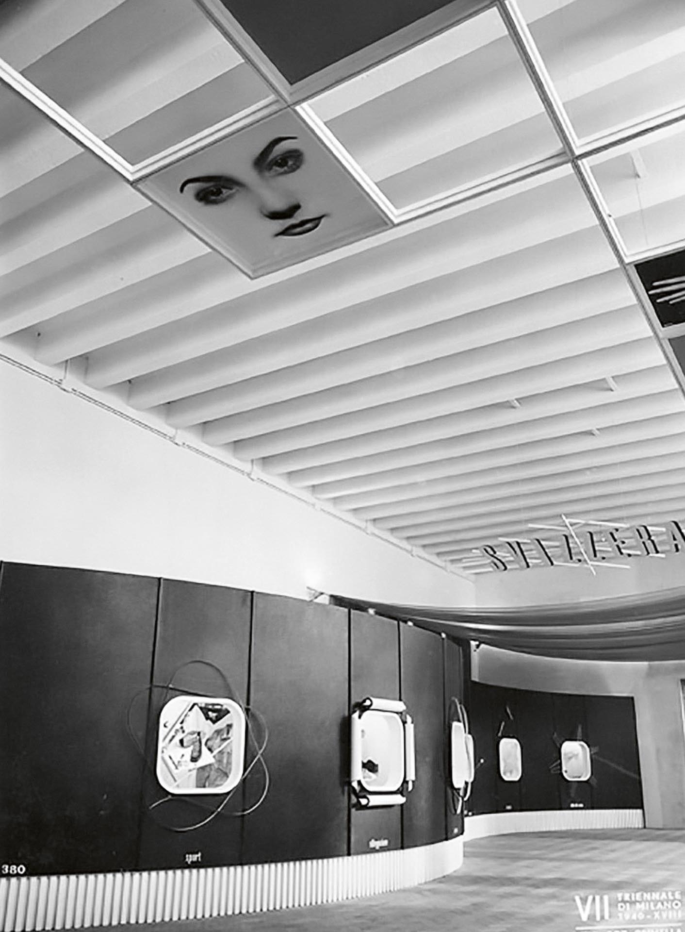 VII Triennale, padiglione svizzero, 1940. Allestimento di Ernst Friedrich Burckhardt. Doc TRN_VII_01_0017.