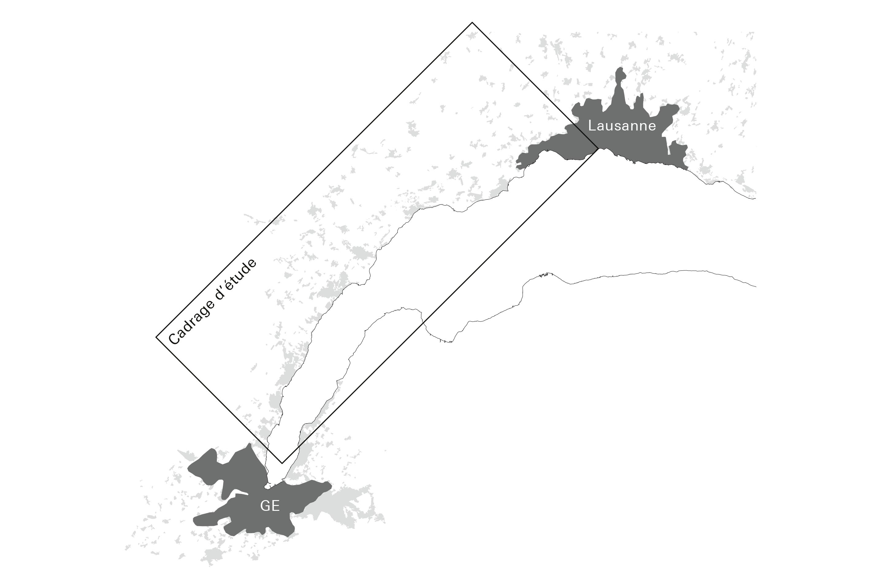 L’étude s’est portée sur la métropole lémanique entre Genève et Lausanne, un contexte encore aujourd’hui largement dépendant de la voiture et oublié des politiques de mobilité alternative.