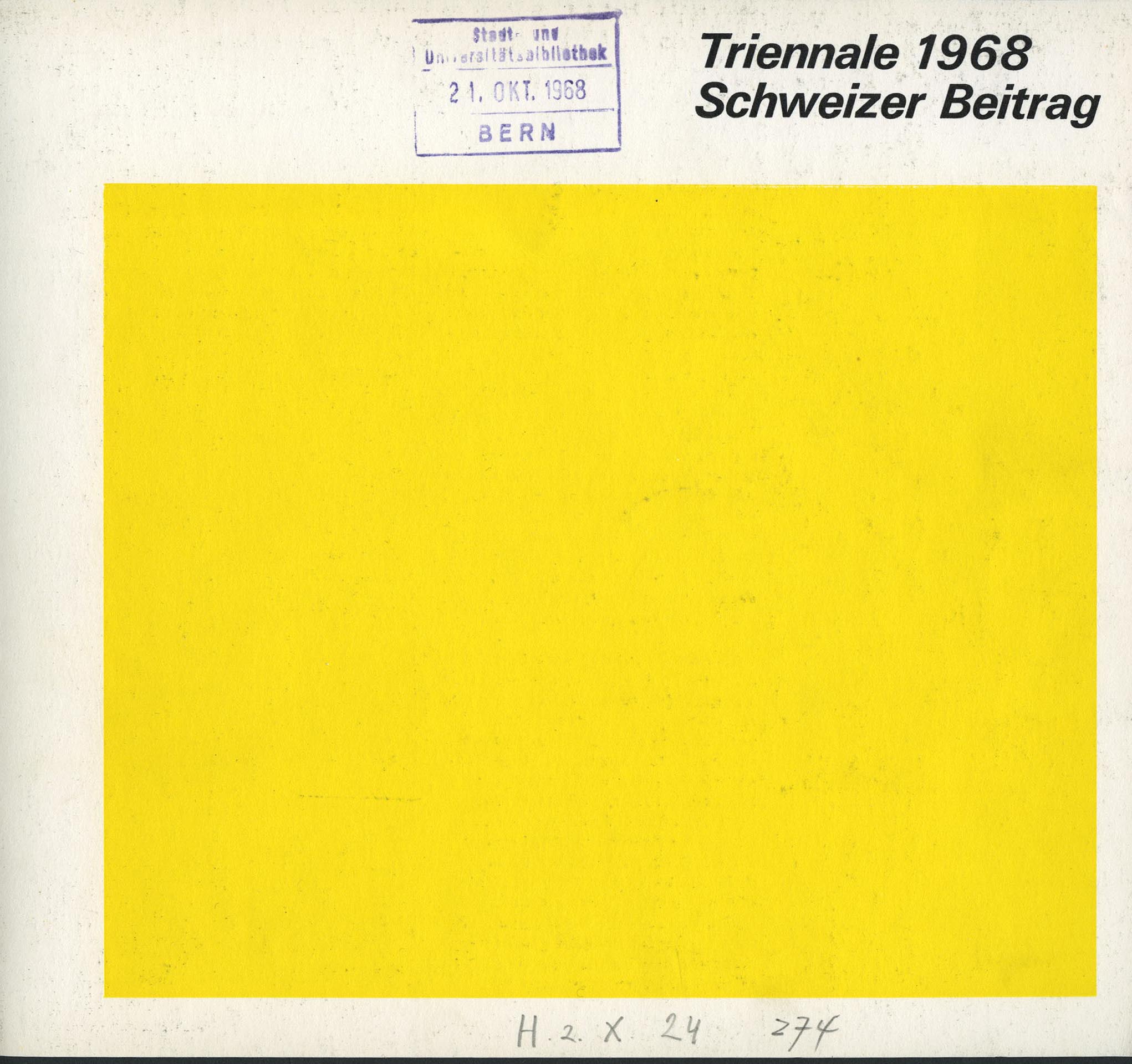 Triennale 1968.