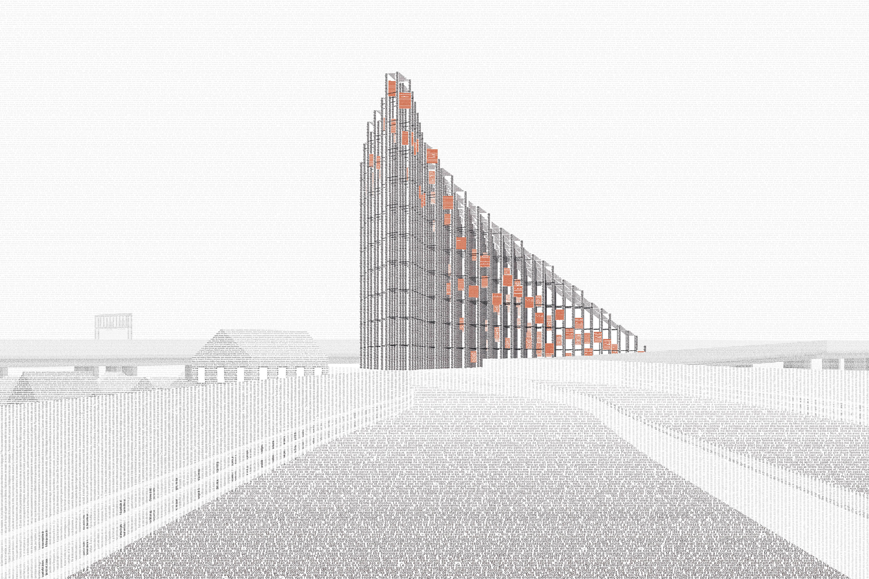 Infrastructure de stockage énergétique, représentée dans une perspective dessinée avec des mots, semestre automne 2022