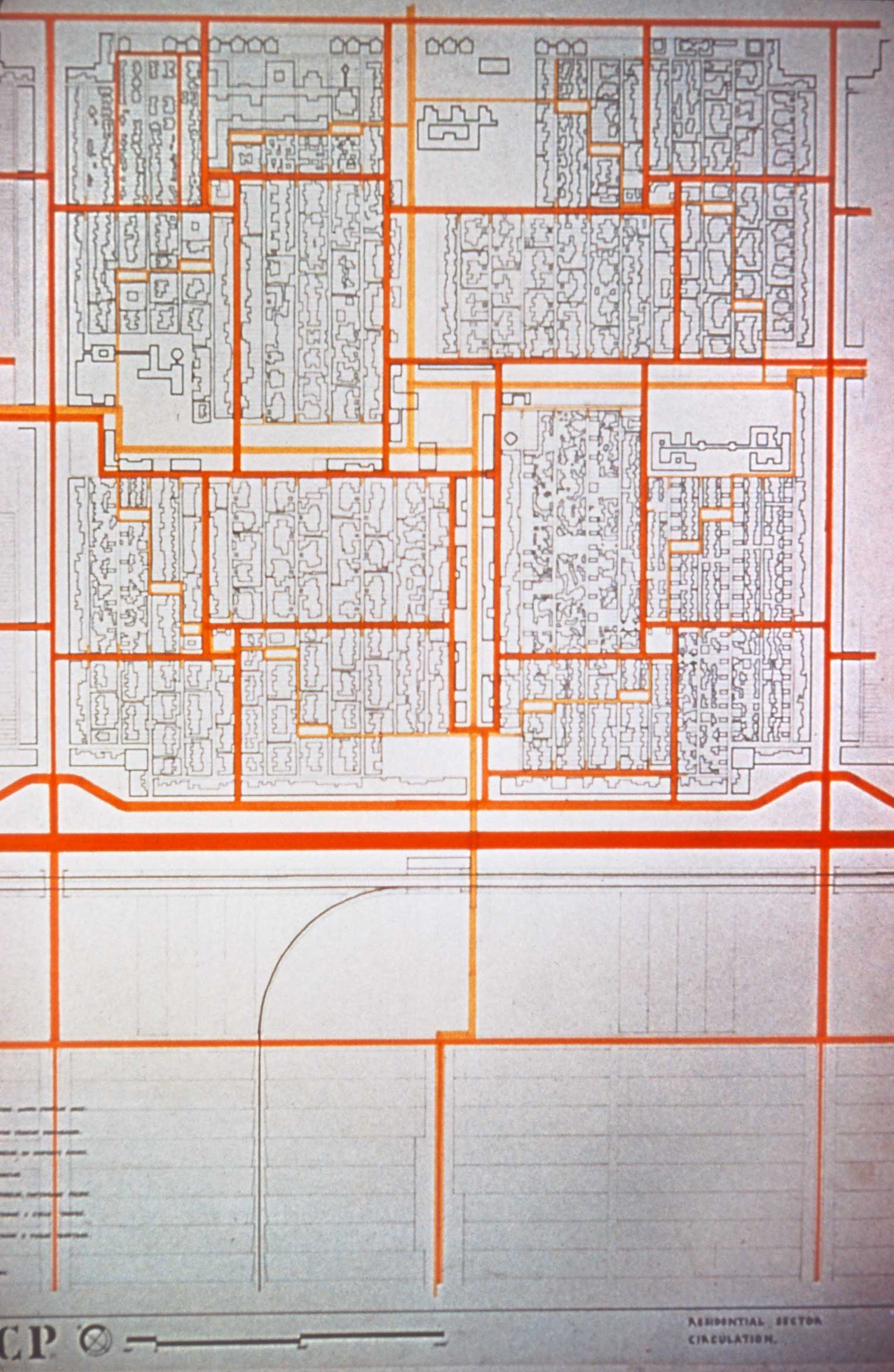 Activity Intensity Patterns, 40th Street Philadelphia, Studio FFF2, University of Pennsylvania, 1964